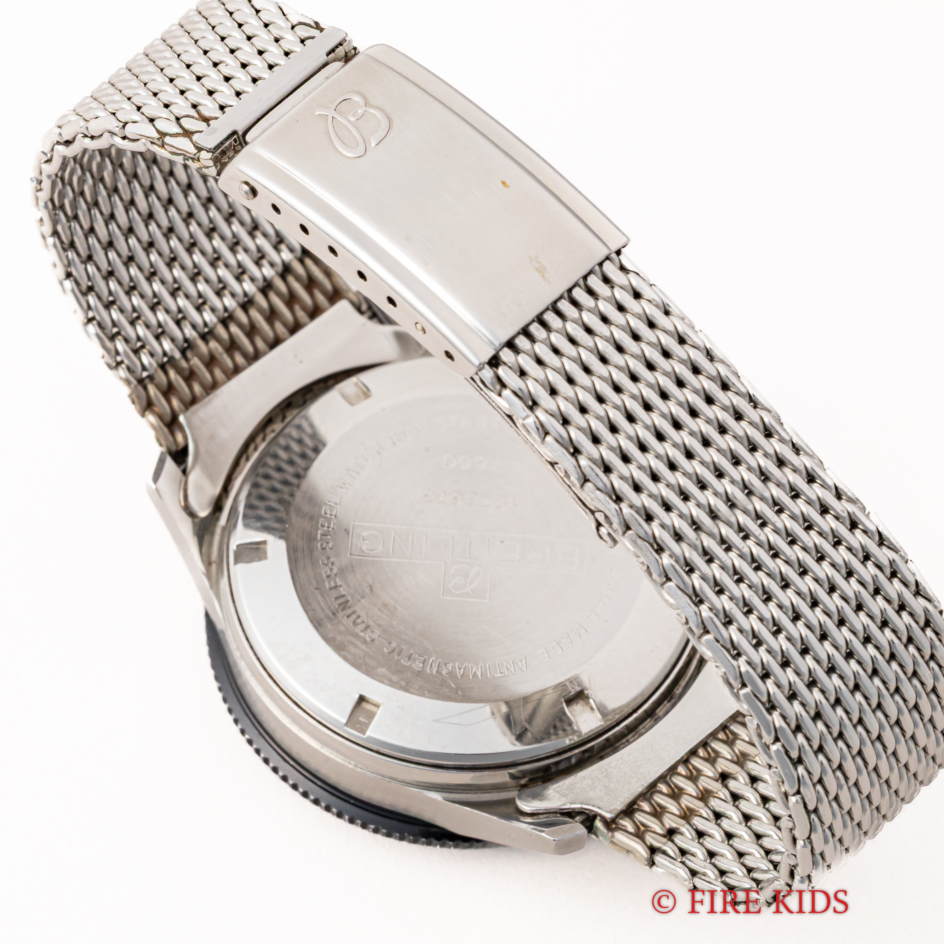 ブライトリング コ・パイロット 1960年代製 Ref.7650 クロノグラフ Venus178 純正メッシュブレス