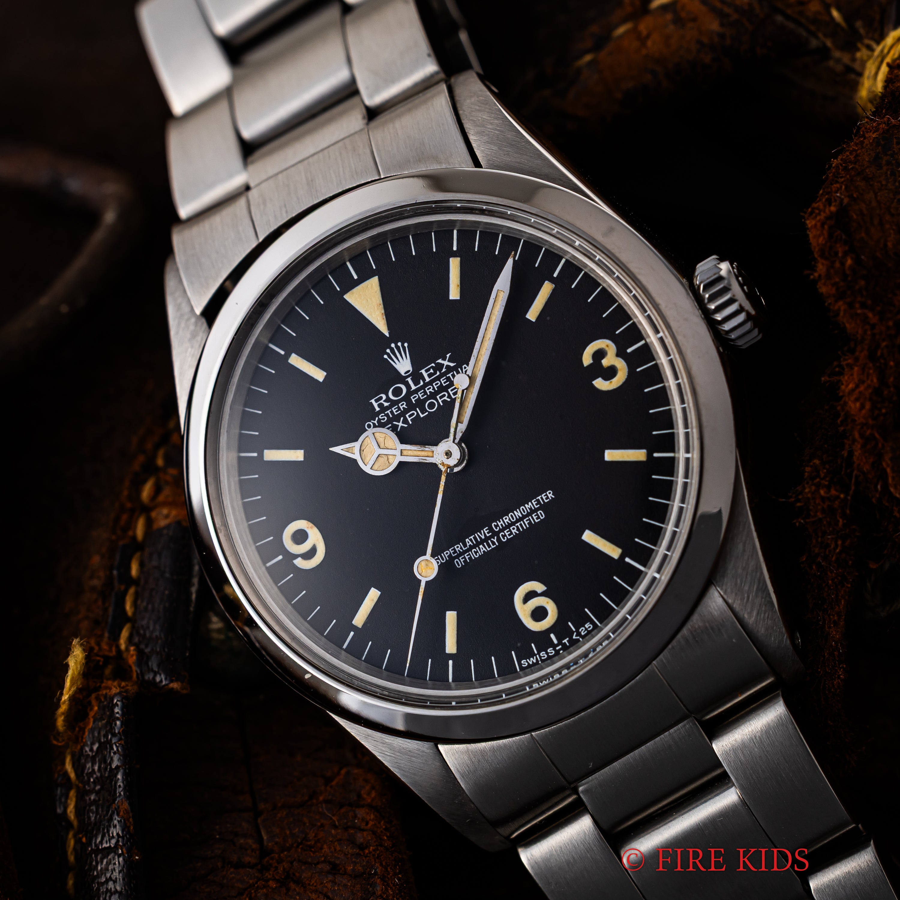 ロレックス エクスプローラー 1980年製(昭和55年製) Ref.1016後期 マーク4ダイアル 純正ブレス