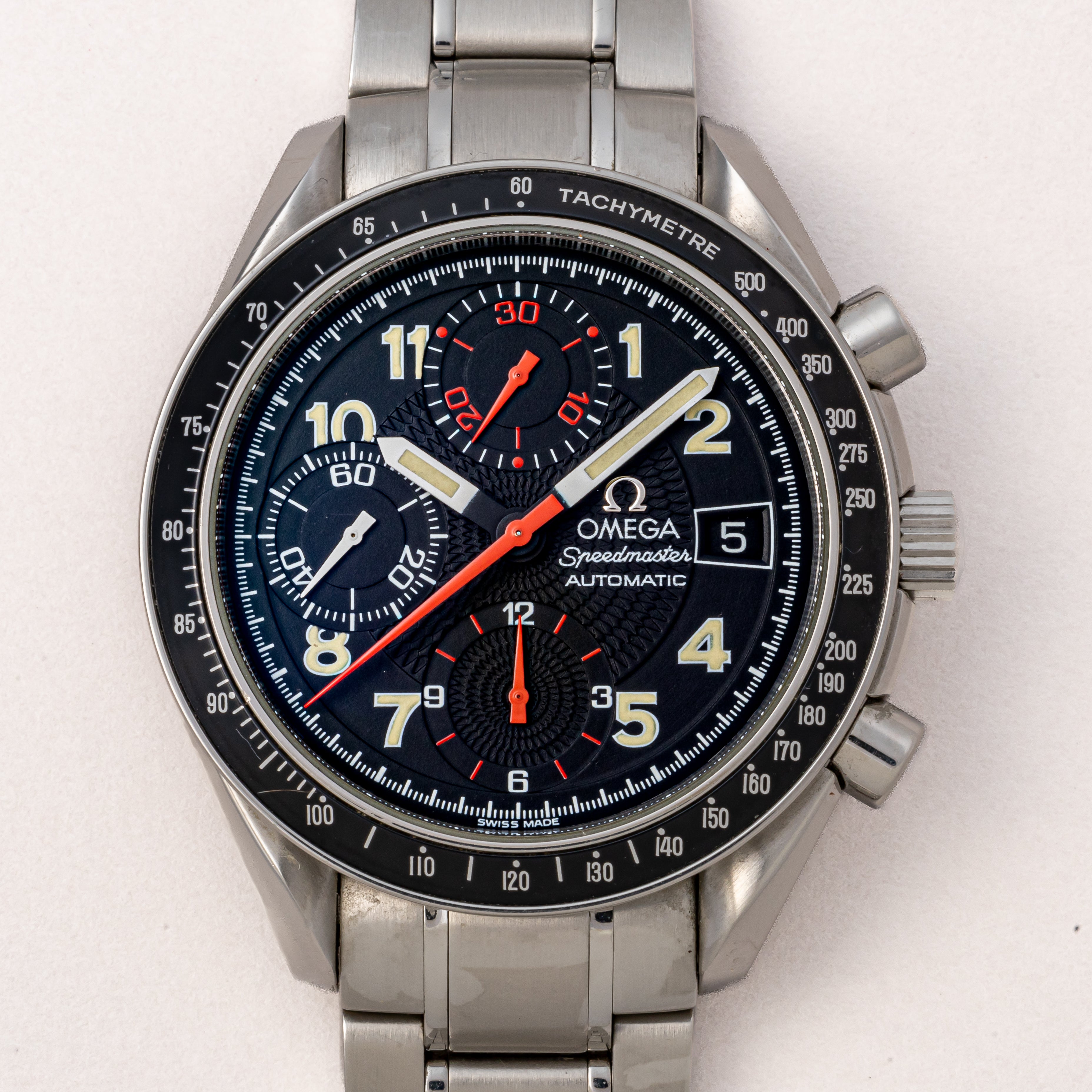 オメガ スピードマスター マーク40 1997年製 Ref.3513.53.000 箱、ギャラ、冊子付き