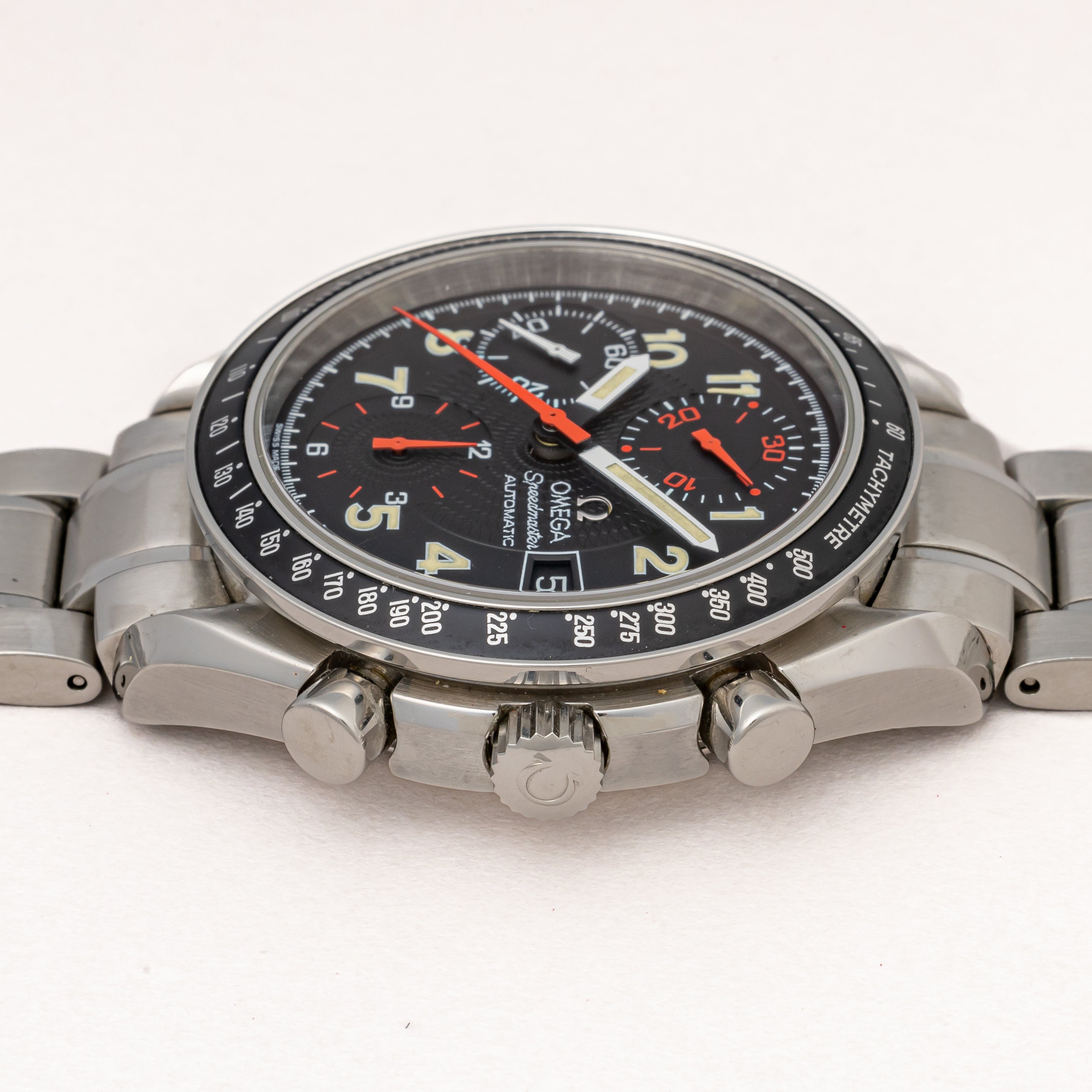 オメガ スピードマスター マーク40 1997年製 Ref.3513.53.000 箱、ギャラ、冊子付き