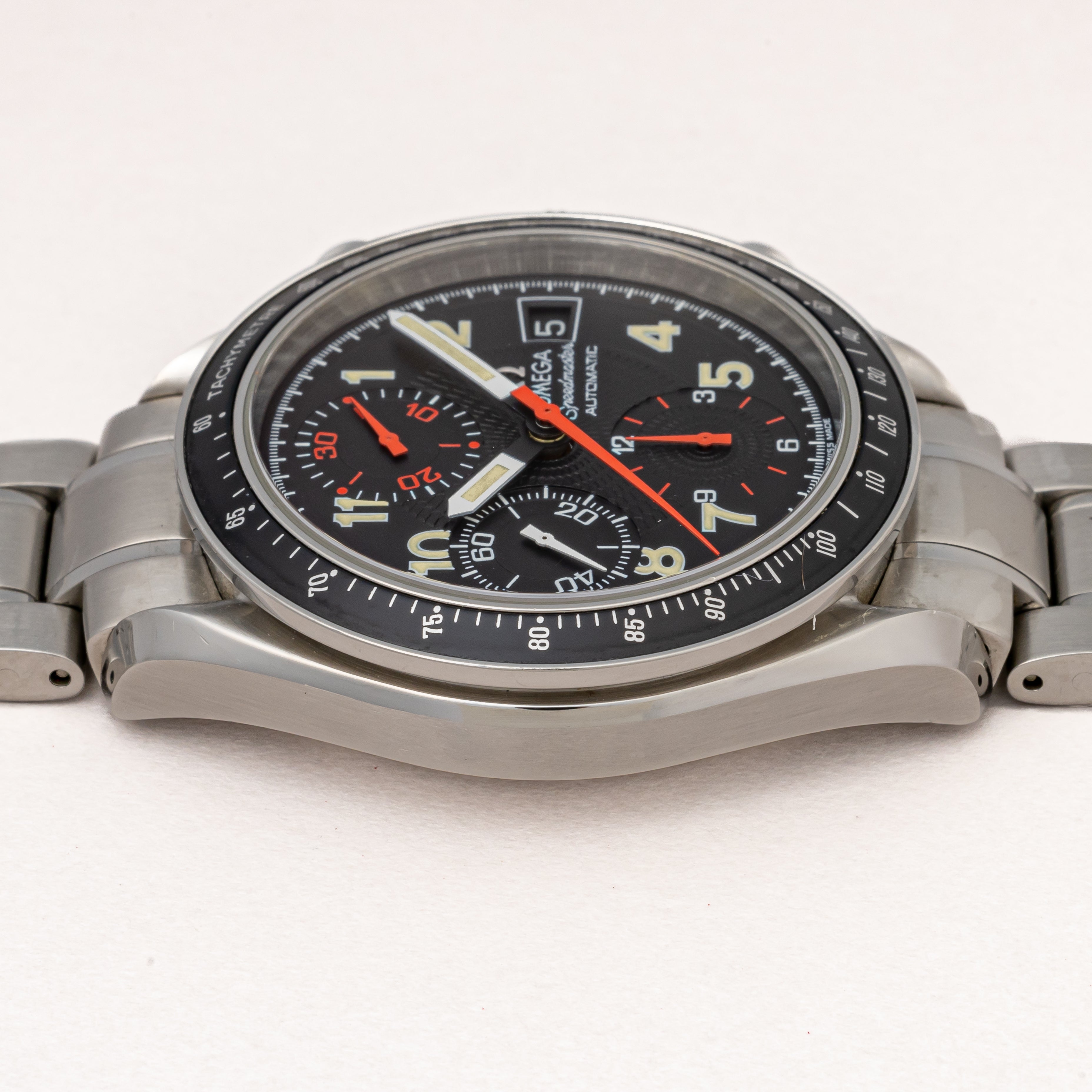 オメガ スピードマスター マーク40 1997年製 Ref.3513.53.000 箱、ギャラ、冊子付き