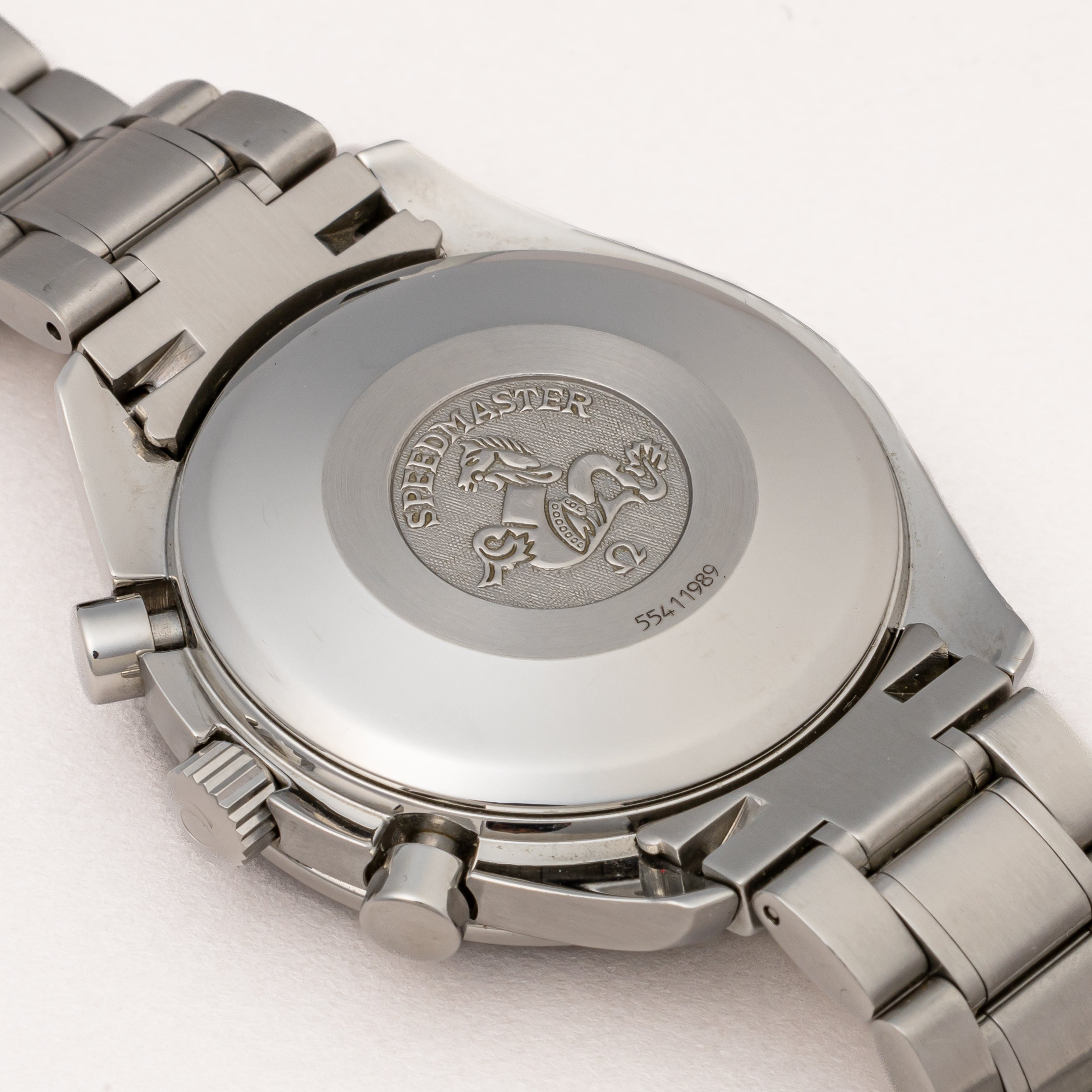 オメガ スピードマスター マーク40 1997年製 Ref.3513.53.000 箱、ギャラ、冊子付き