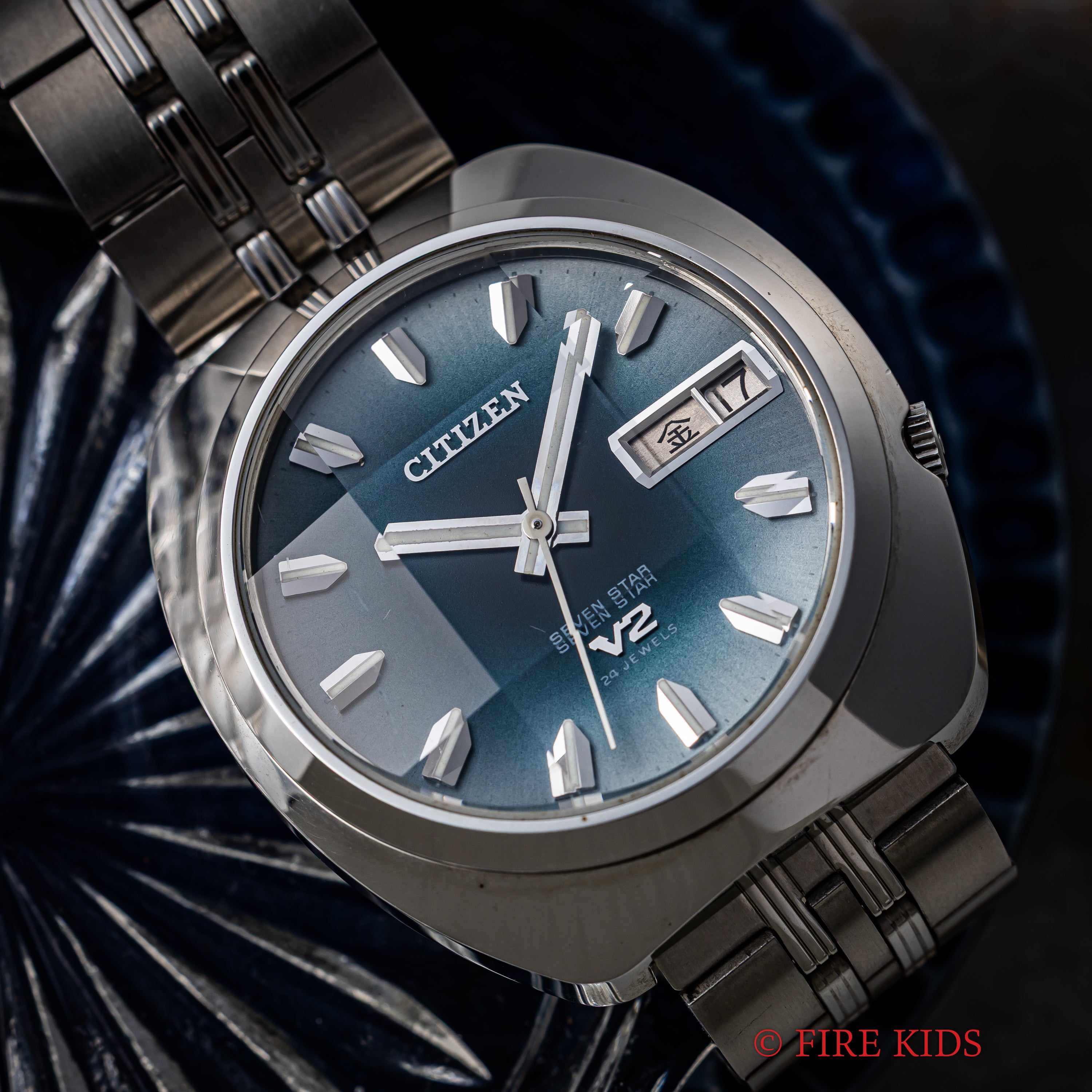 シチズン セブンスターV2 1972年製 ブルーグラデーション Ref.4-770960TA N.O.S