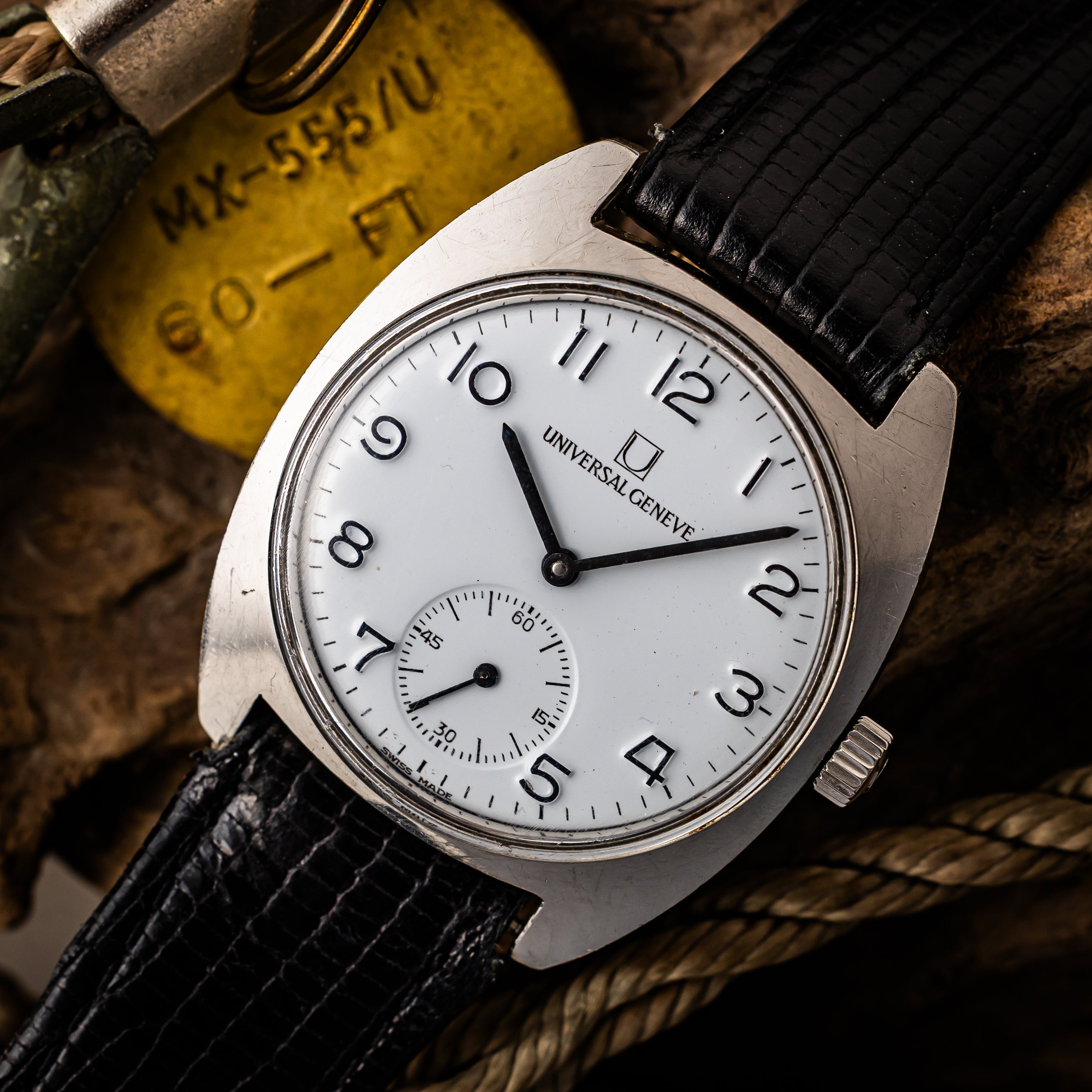 ユニバーサルジュネーブ イタリア国鉄 鉄道時計 1960年代 手巻き スモールセコンド