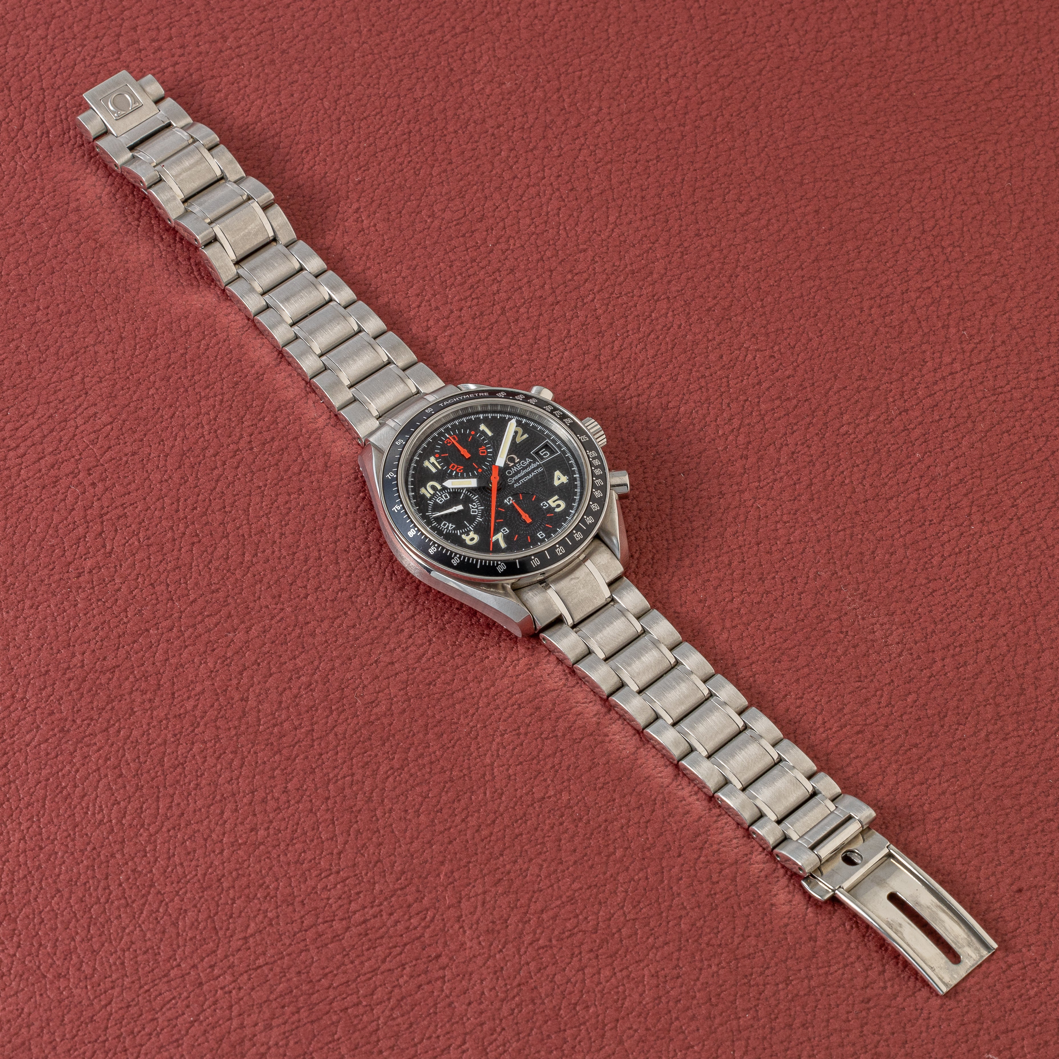 オメガ スピードマスター マーク40 1997年製 Ref.3513.53.000 箱、ギャラ、冊子付き
