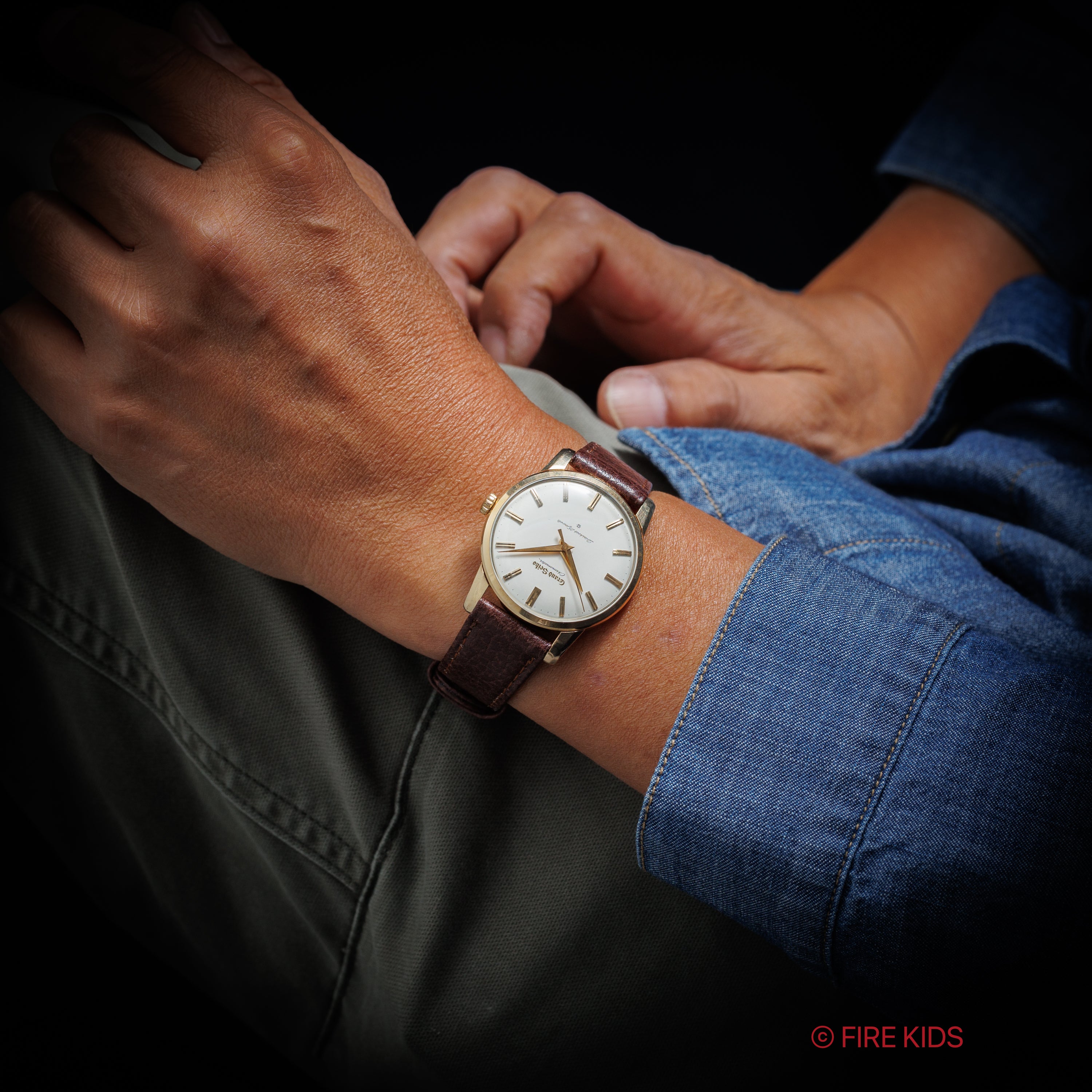 グランドセイコー ファーストモデル 手巻き 1962年製 アップライト文字盤