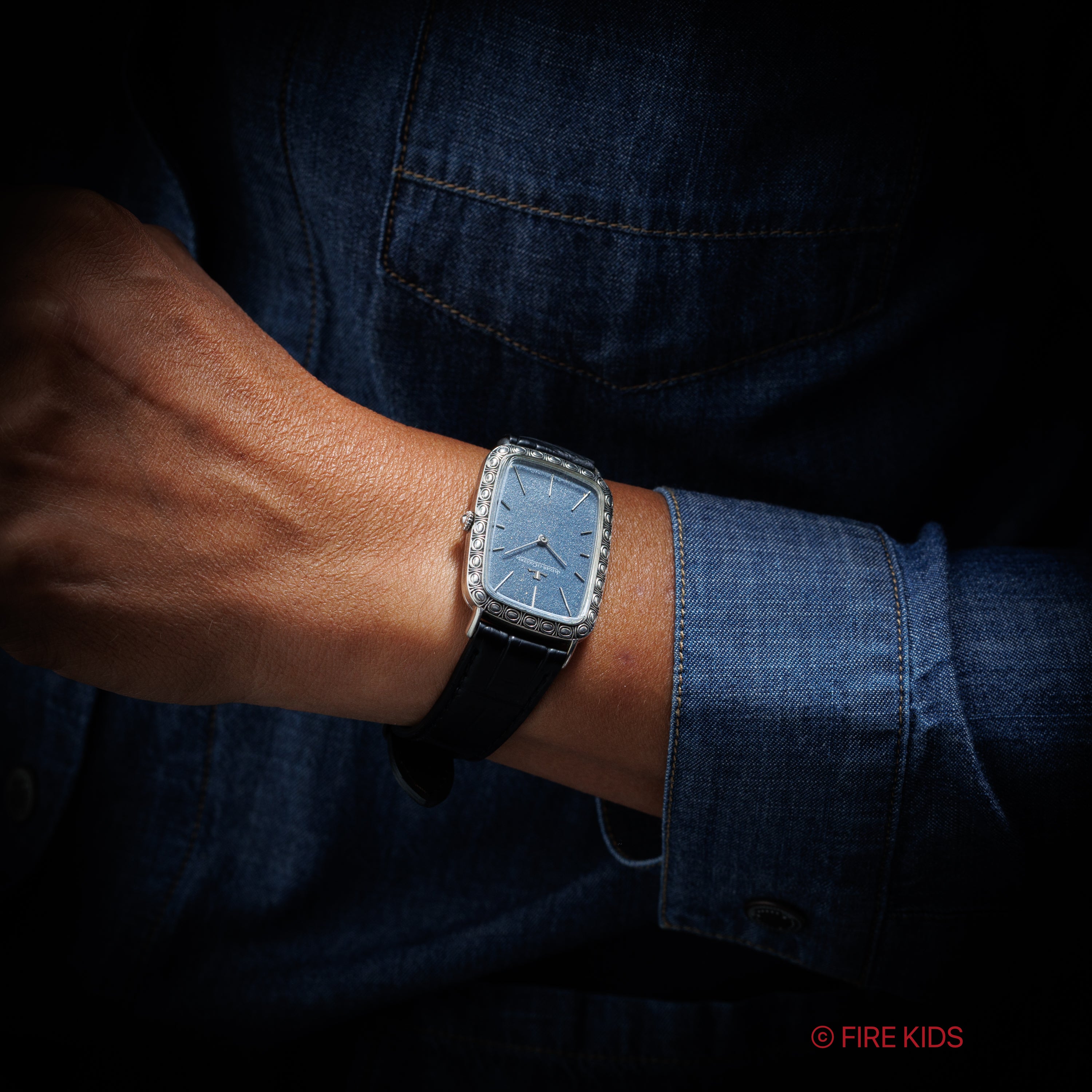 ジャガールクルト 銀無垢レクタンギュラーケース 手巻き 1970年代製 Ref.903732 Cal.818/3