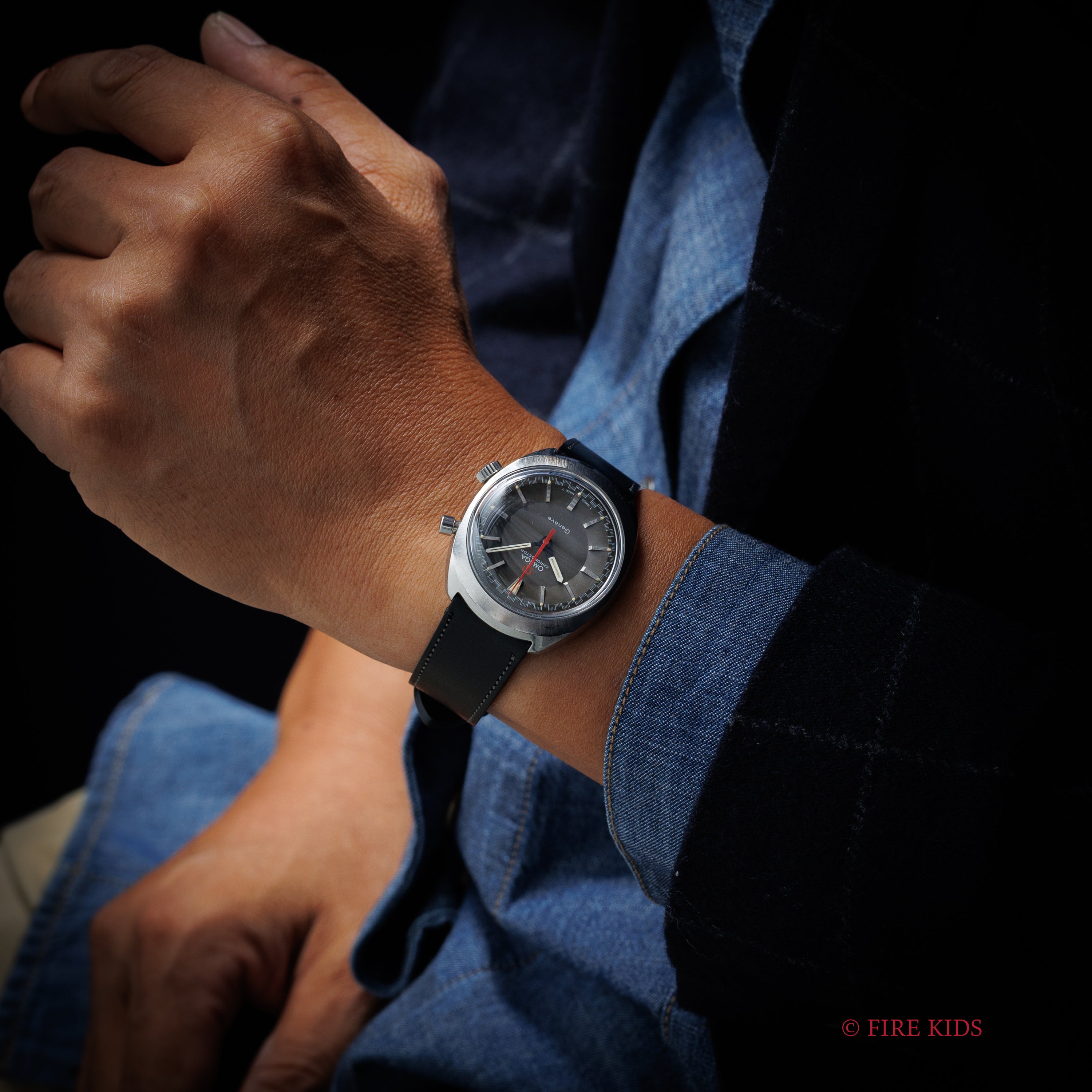 オメガ クロノストップ 1967年製 レーシングダイヤル 手巻き Cal.865 Ref.145.009