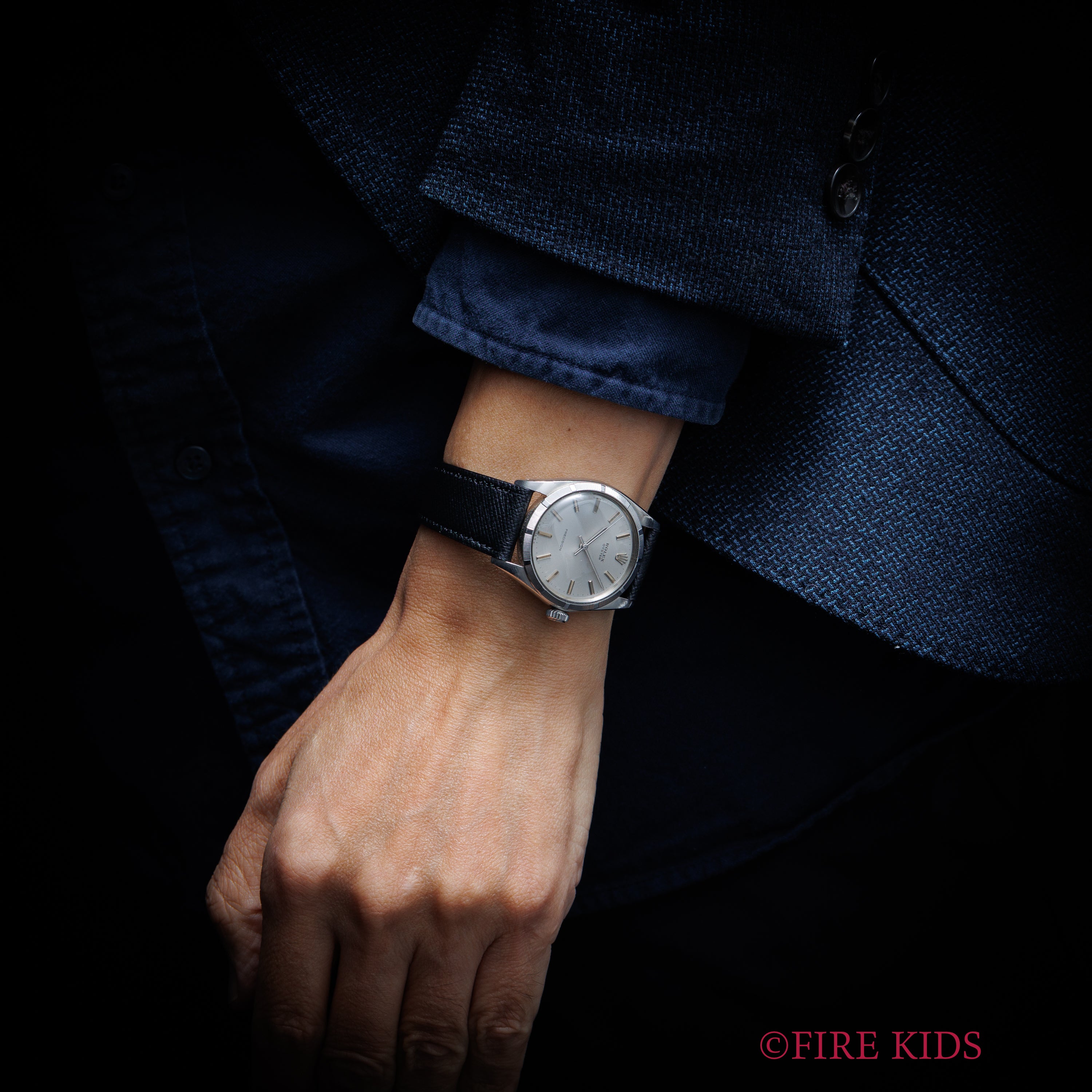 ロレックス オイスター 1969年製 手巻き Ref.6427 エンジンターンドベゼル ノンデイト