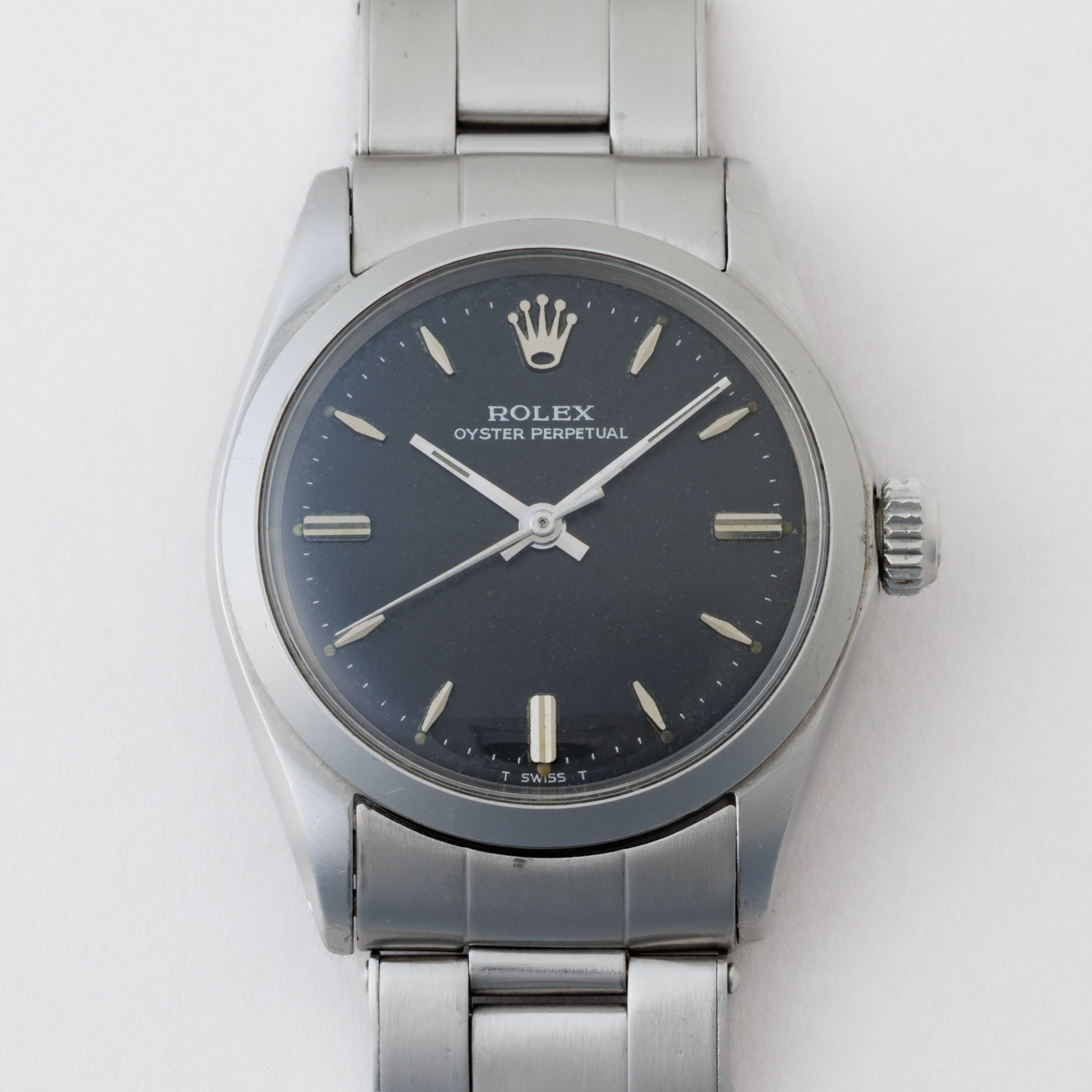 ロレックス オイスターパーペチュアル  1969年製 Ref.6548 ブラックダイヤル ボーイズ