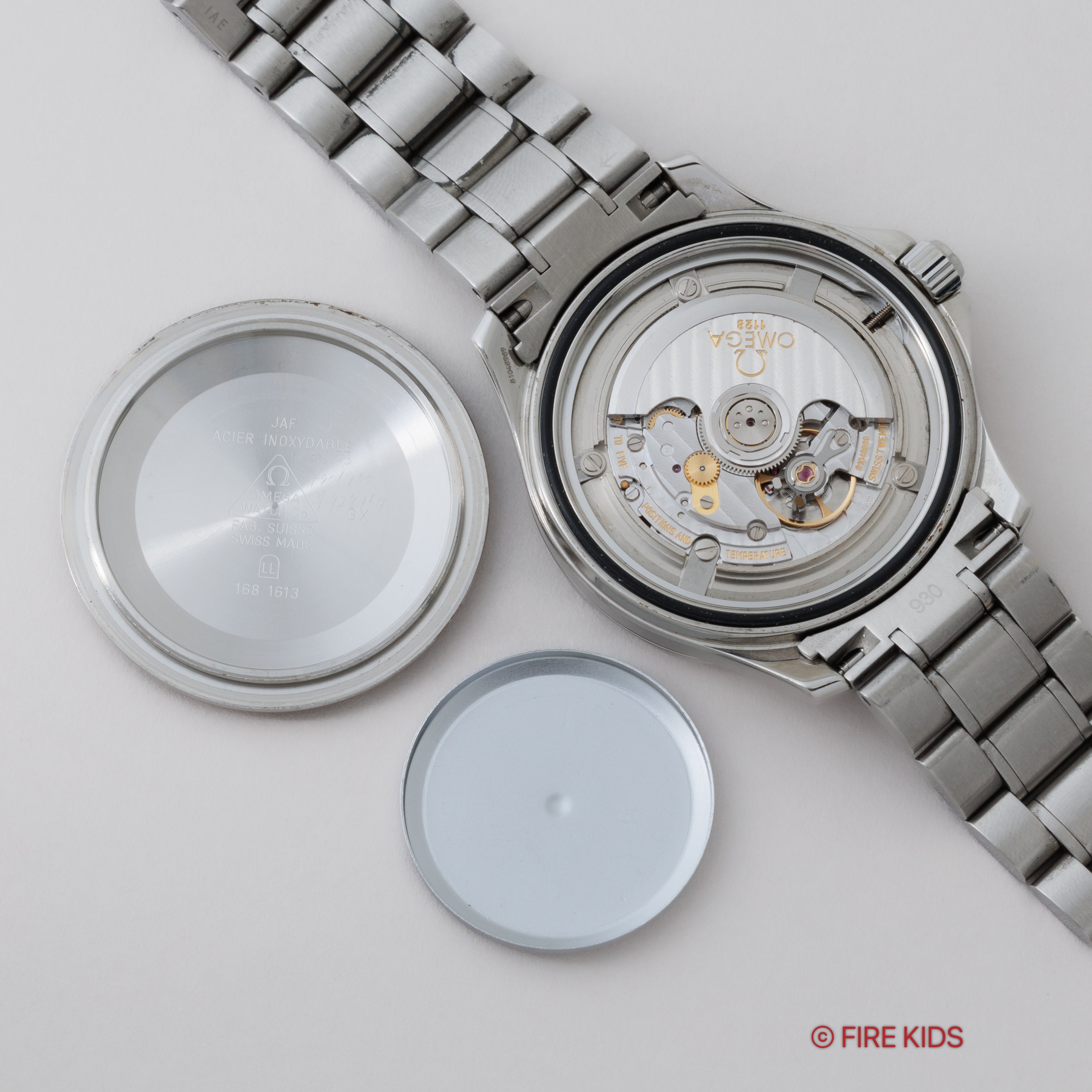 オメガ シーマスターGMT 1998年製 シーマスター誕生50周年記念モデル 箱、ギャラ付き