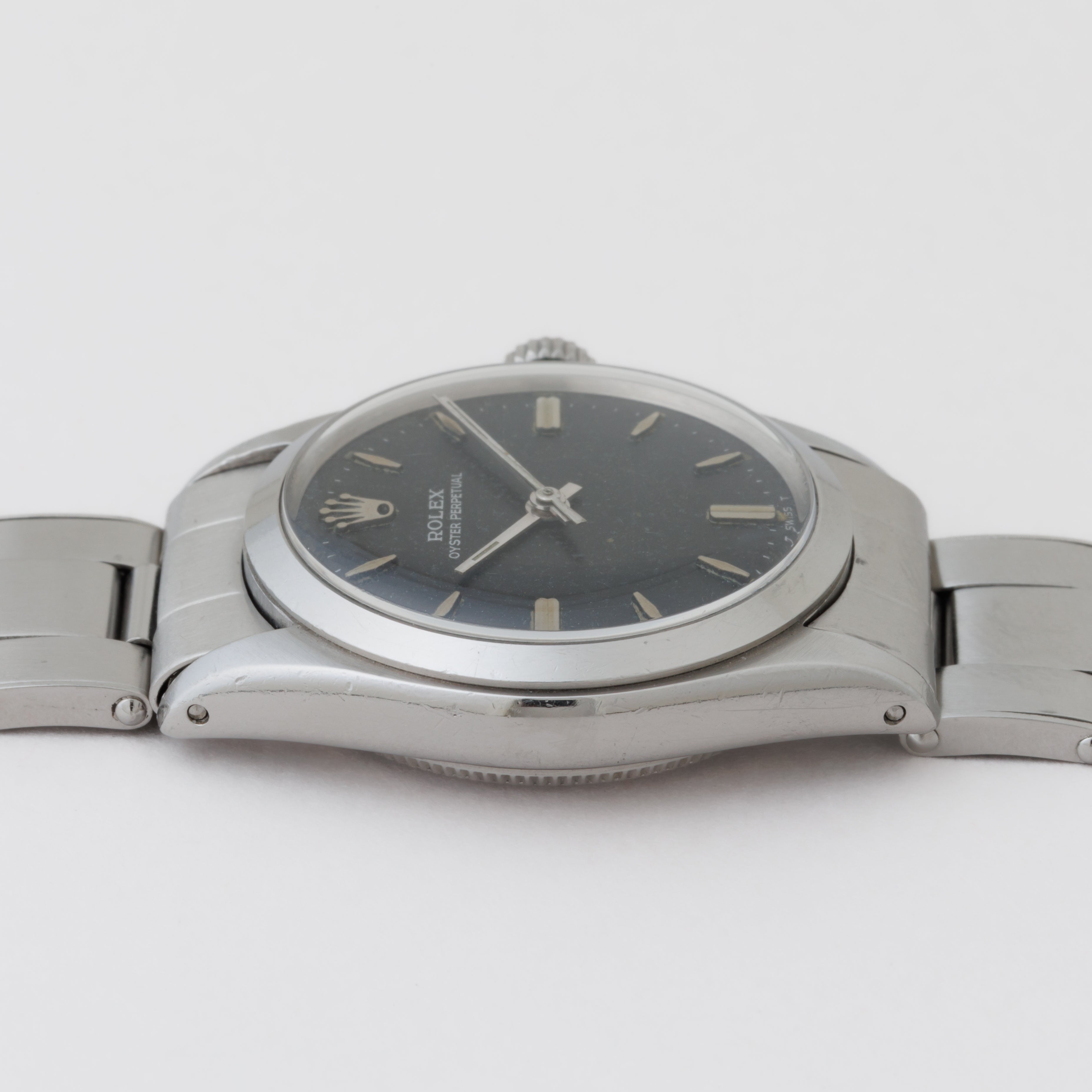 ロレックス オイスターパーペチュアル  1969年製 Ref.6548 ブラックダイヤル ボーイズ