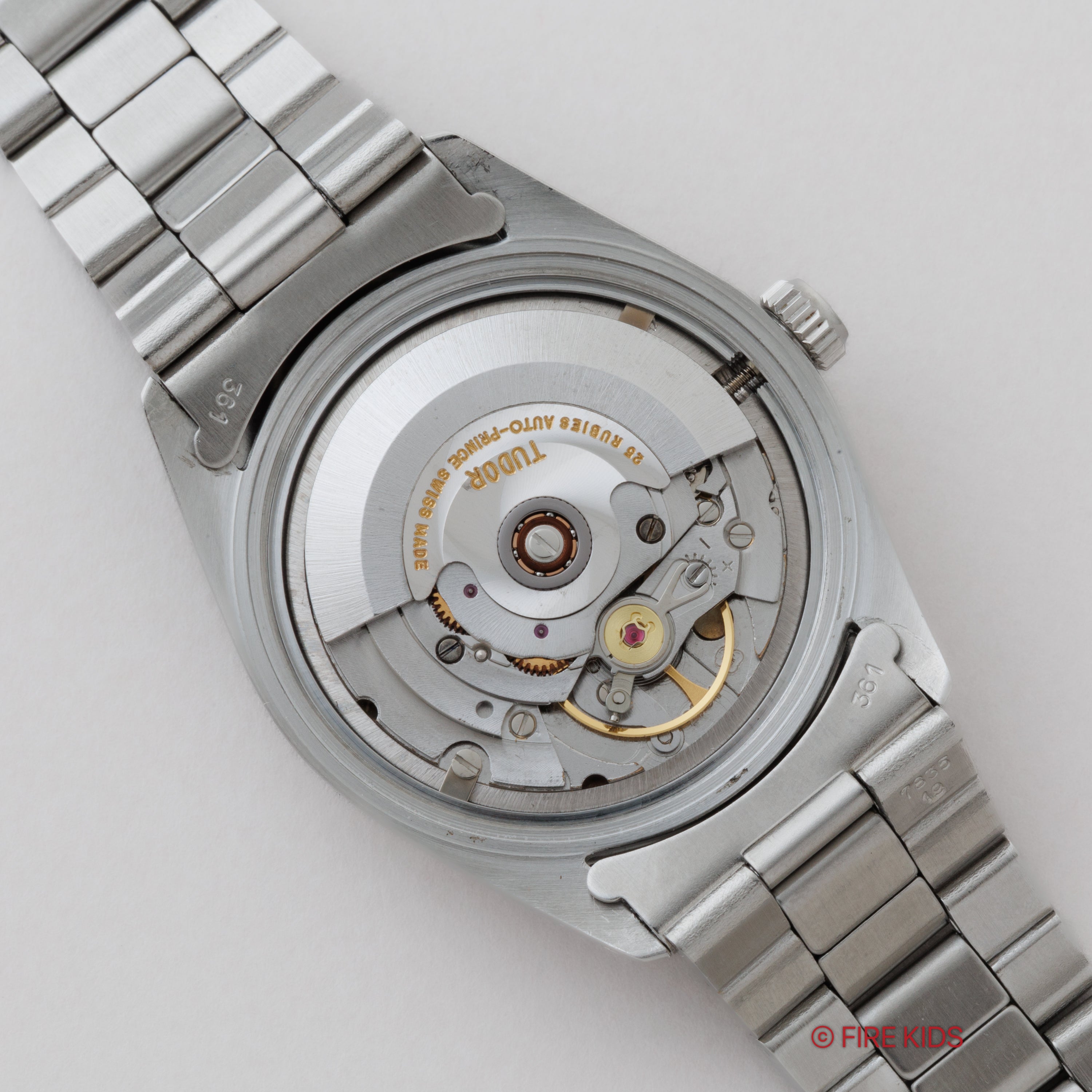 チューダー プリンスオイスターデイト 1979年製 Ref.90500 シルバーダイヤル 王冠リューズ ロレックス純正ステンレスブレス