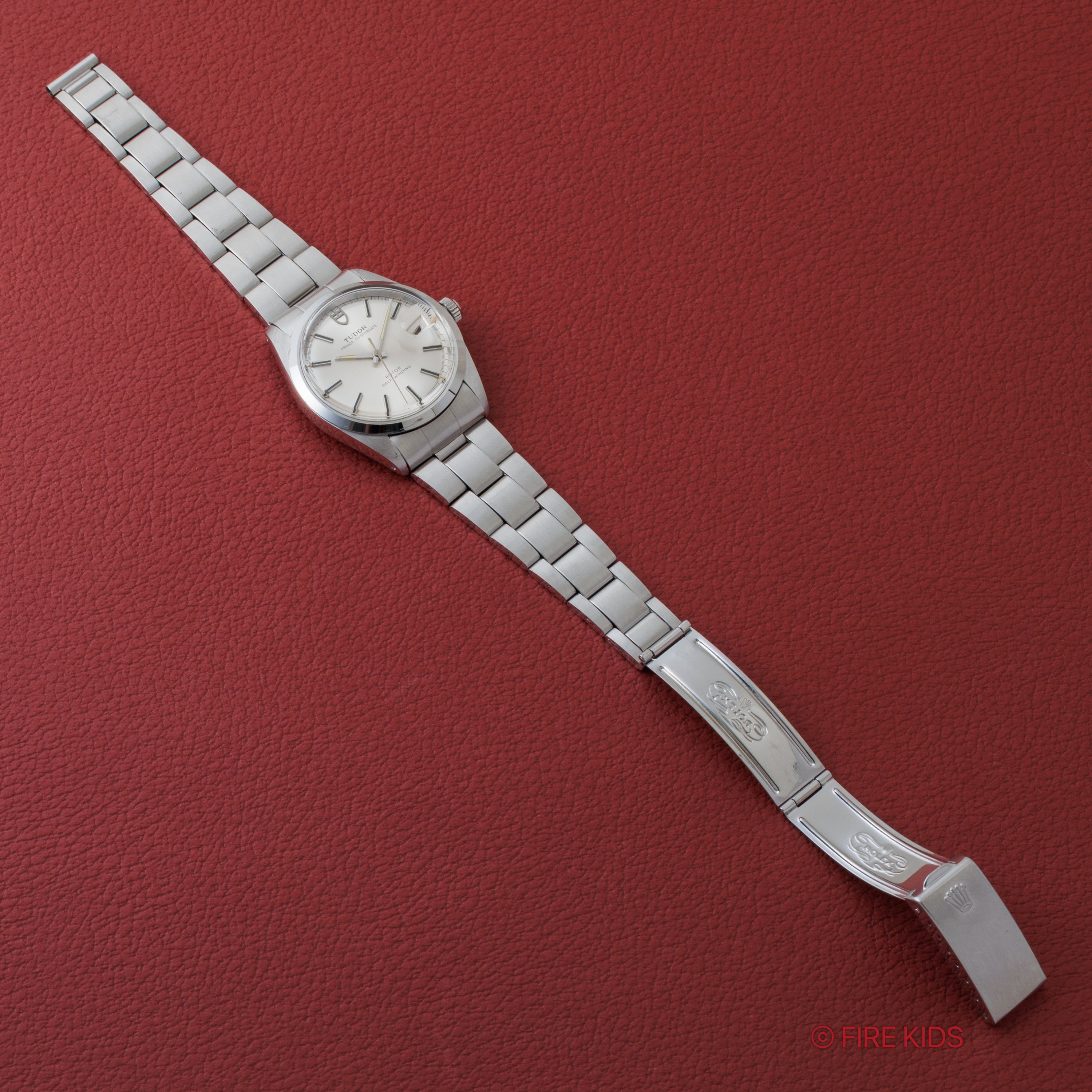 チューダー プリンスオイスターデイト 1979年製 Ref.90500 シルバーダイヤル 王冠リューズ ロレックス純正ステンレスブレス