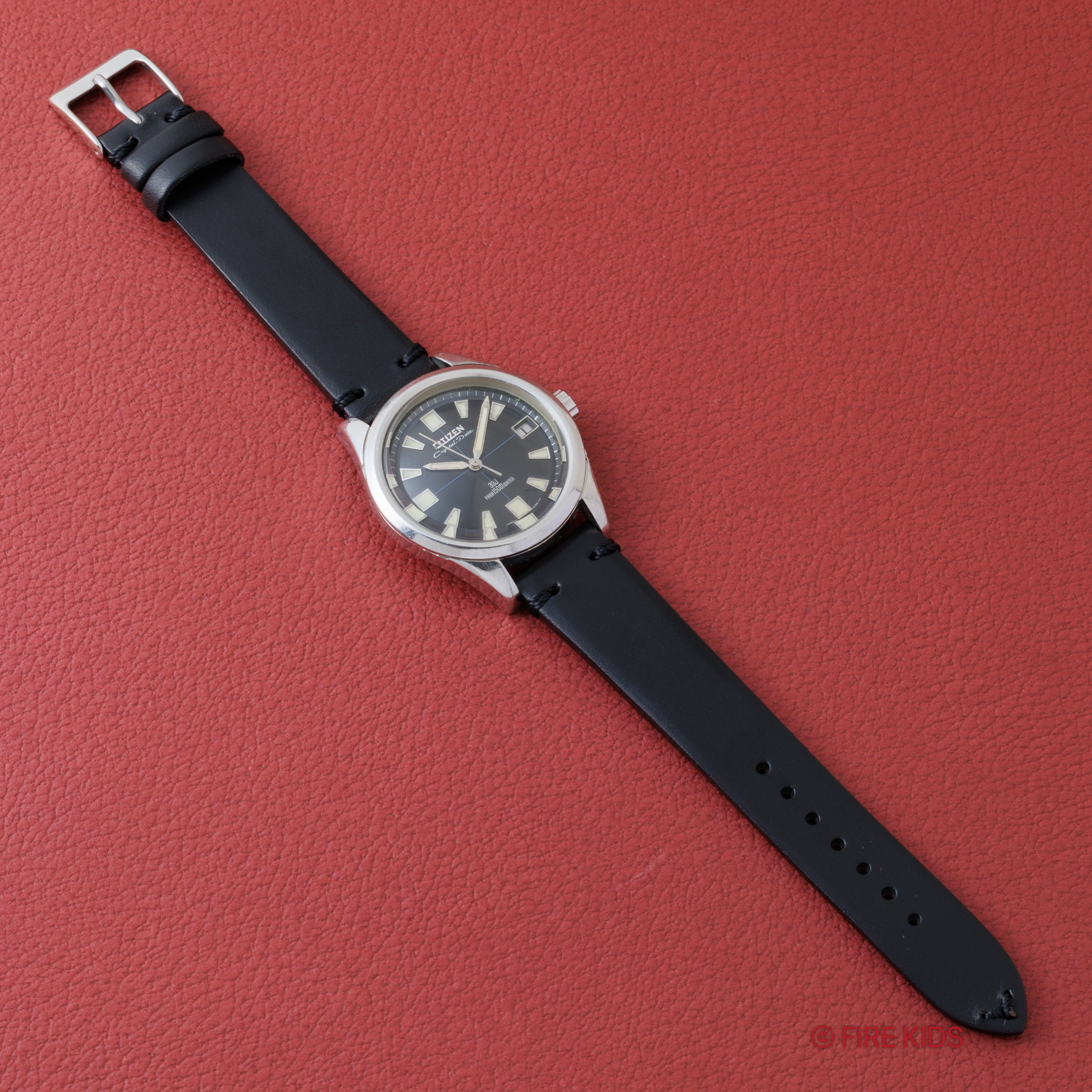 シチズン クリスタルデイト 150m防水 1967年製 Ref.52801-Y ブラックダイヤル