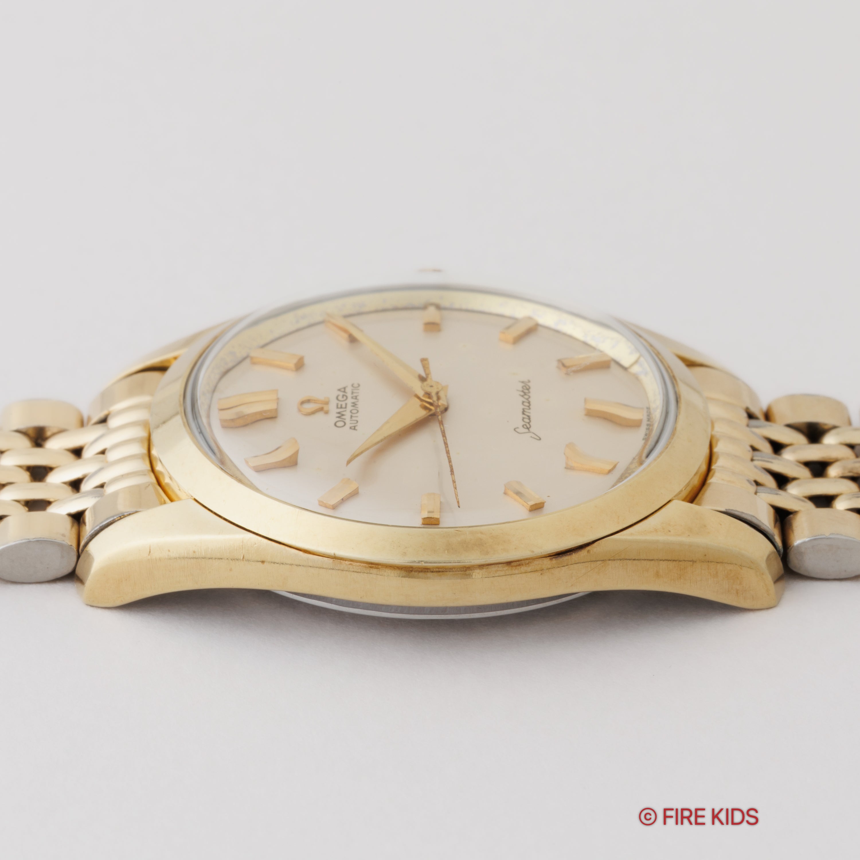 オメガ シーマスター 1962年製 Ref.14779-61 SC トップゴールドケース 純正金張りブレス