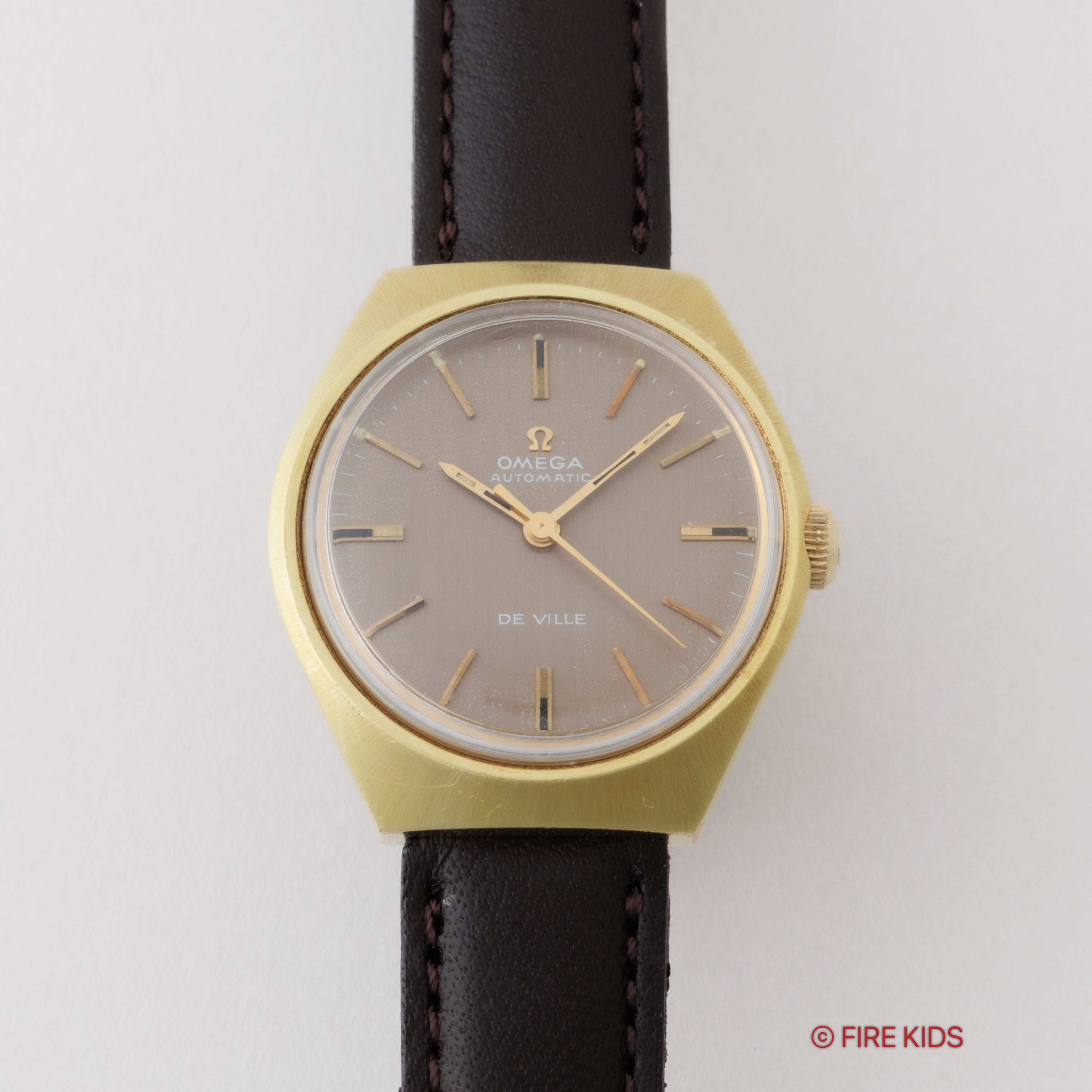 オメガ デヴィル レディースオートマチック グレーダイヤル 1969年製 自動巻 Cal.671