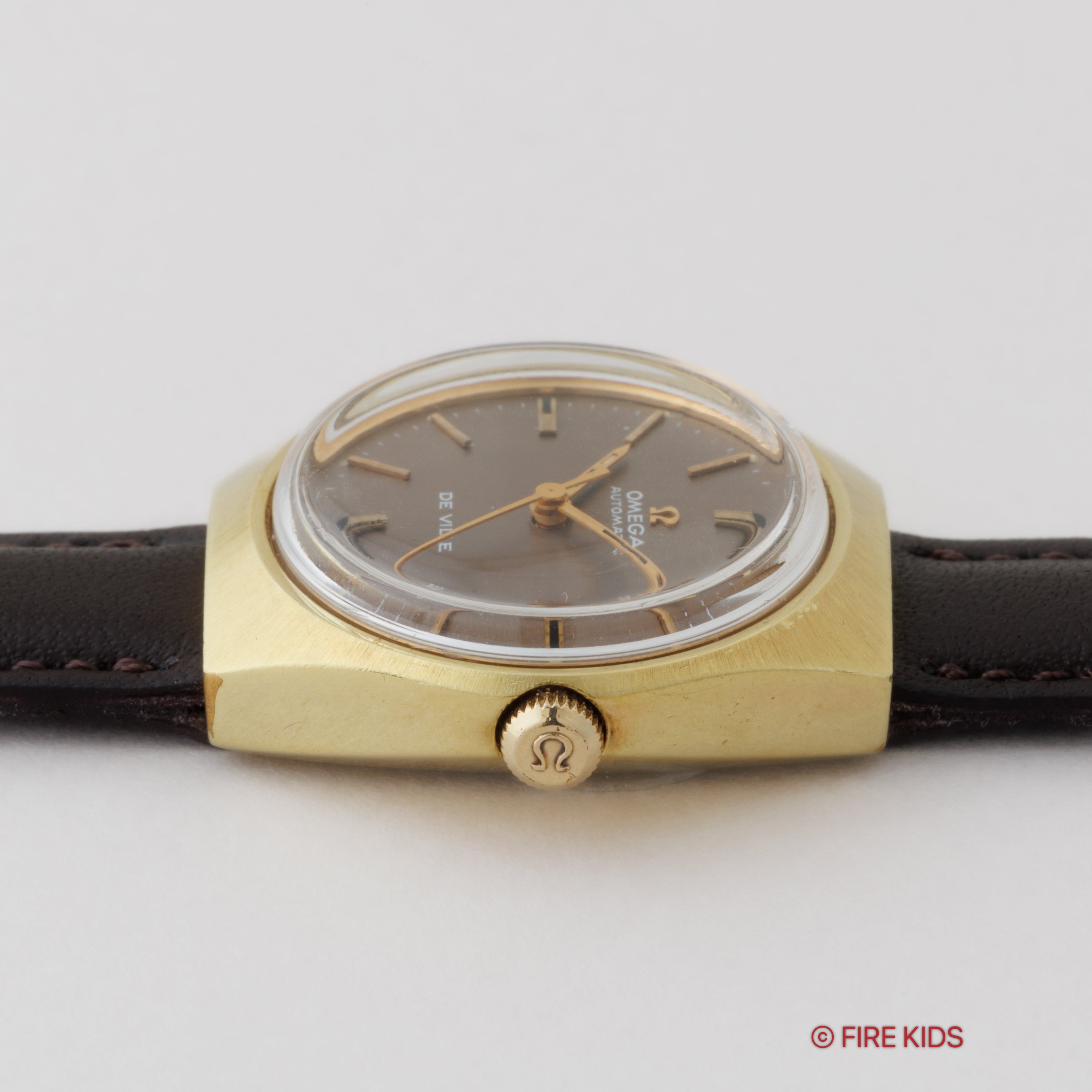 オメガ デヴィル レディースオートマチック グレーダイヤル 1969年製 自動巻 Cal.671