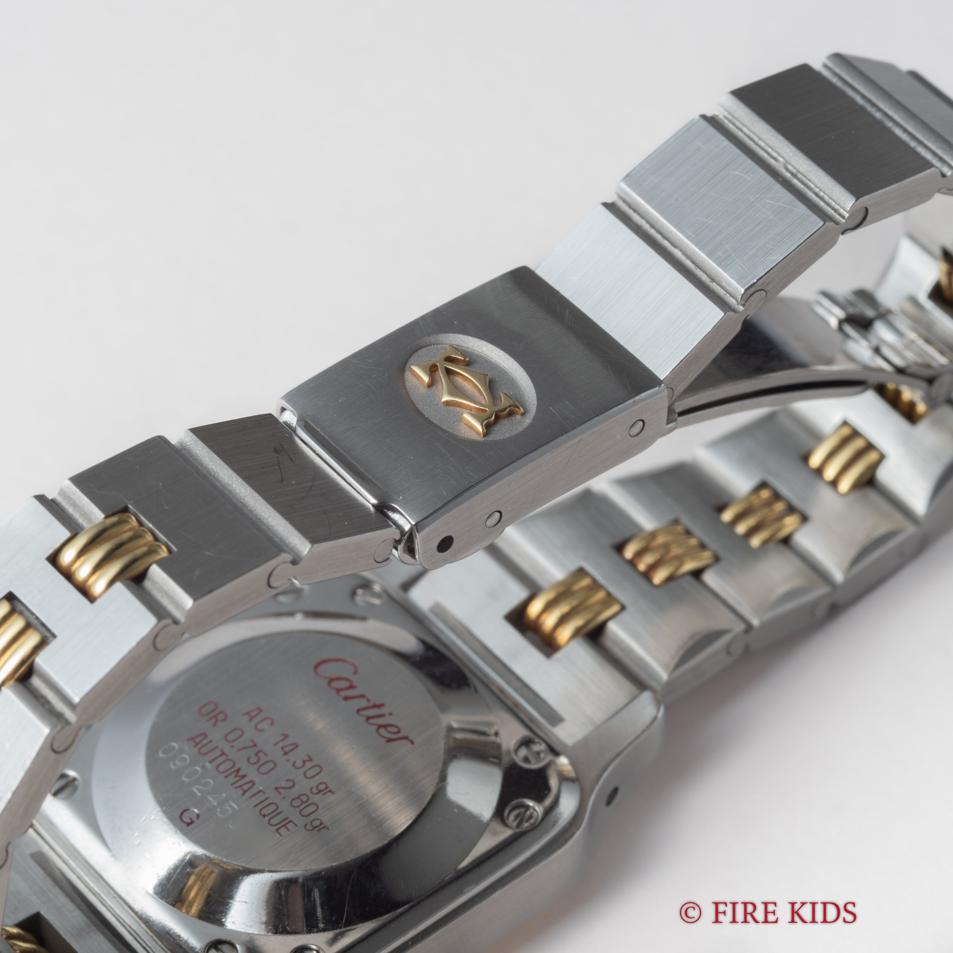 カルティエ サントス SMサイズ 1980年代製 Ref.0902 コンビ ゴドロンブレス