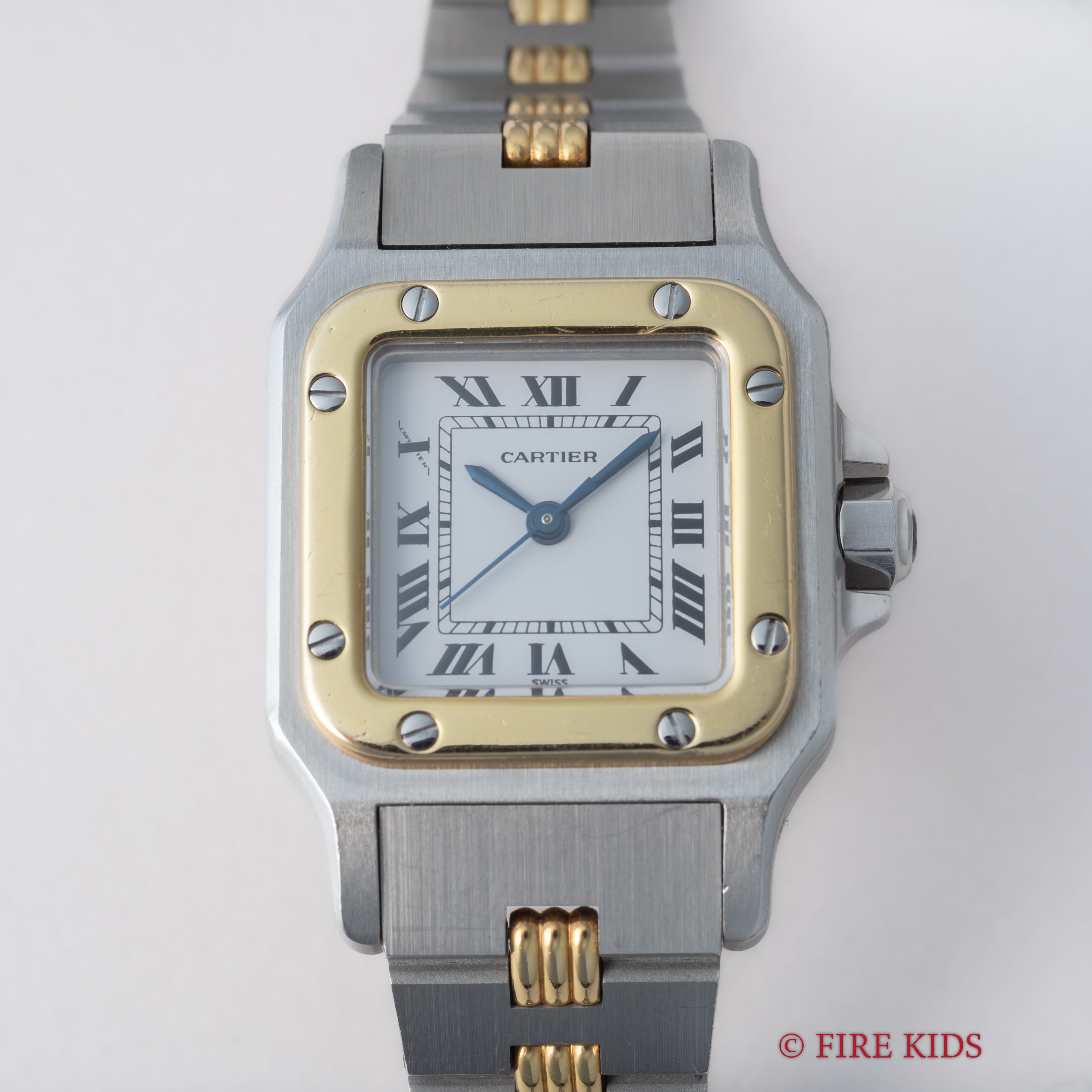 カルティエ サントス SMサイズ 1980年代製 Ref.0902 コンビ ゴドロンブレス