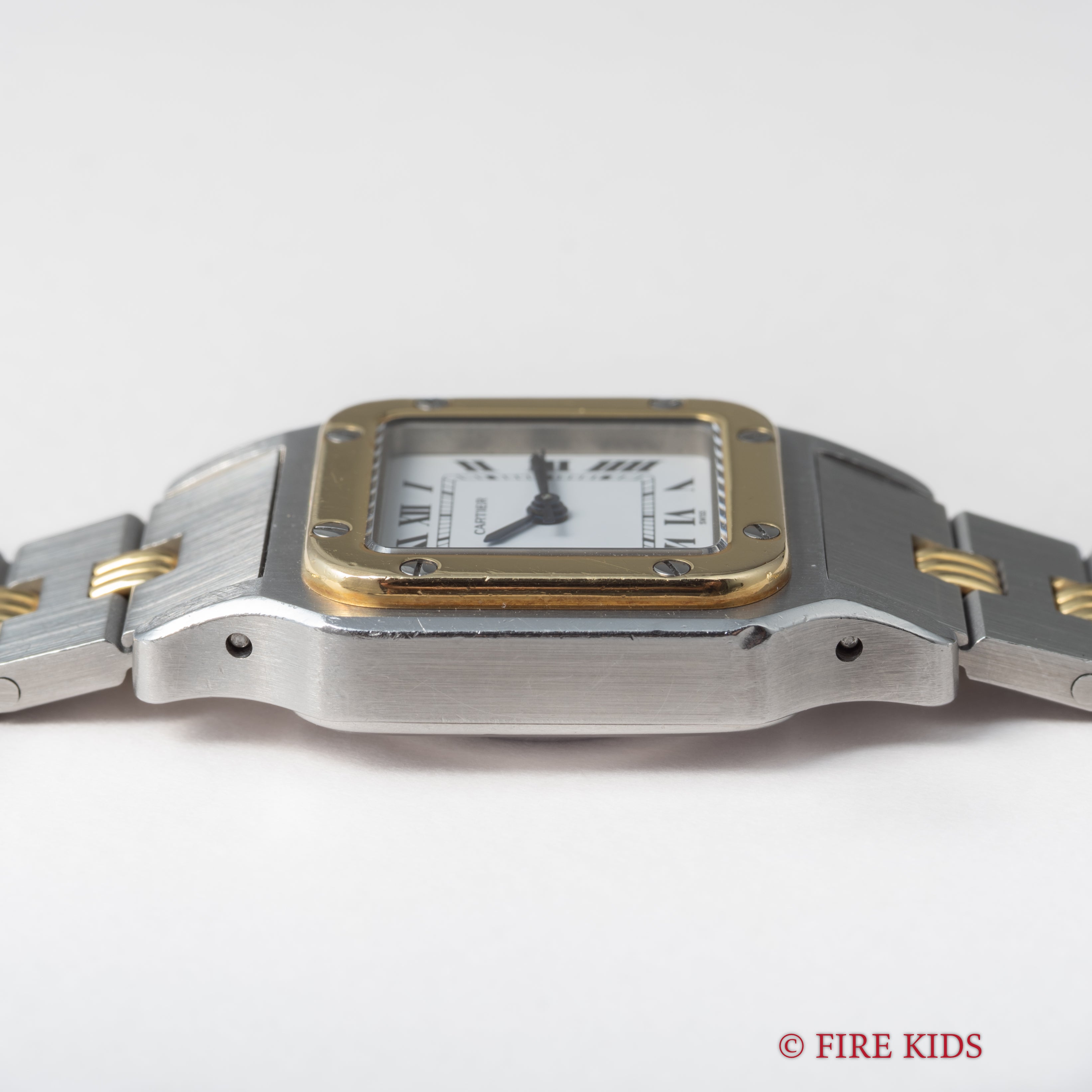 カルティエ サントス SMサイズ 1980年代製 Ref.0902 コンビ ゴドロンブレス