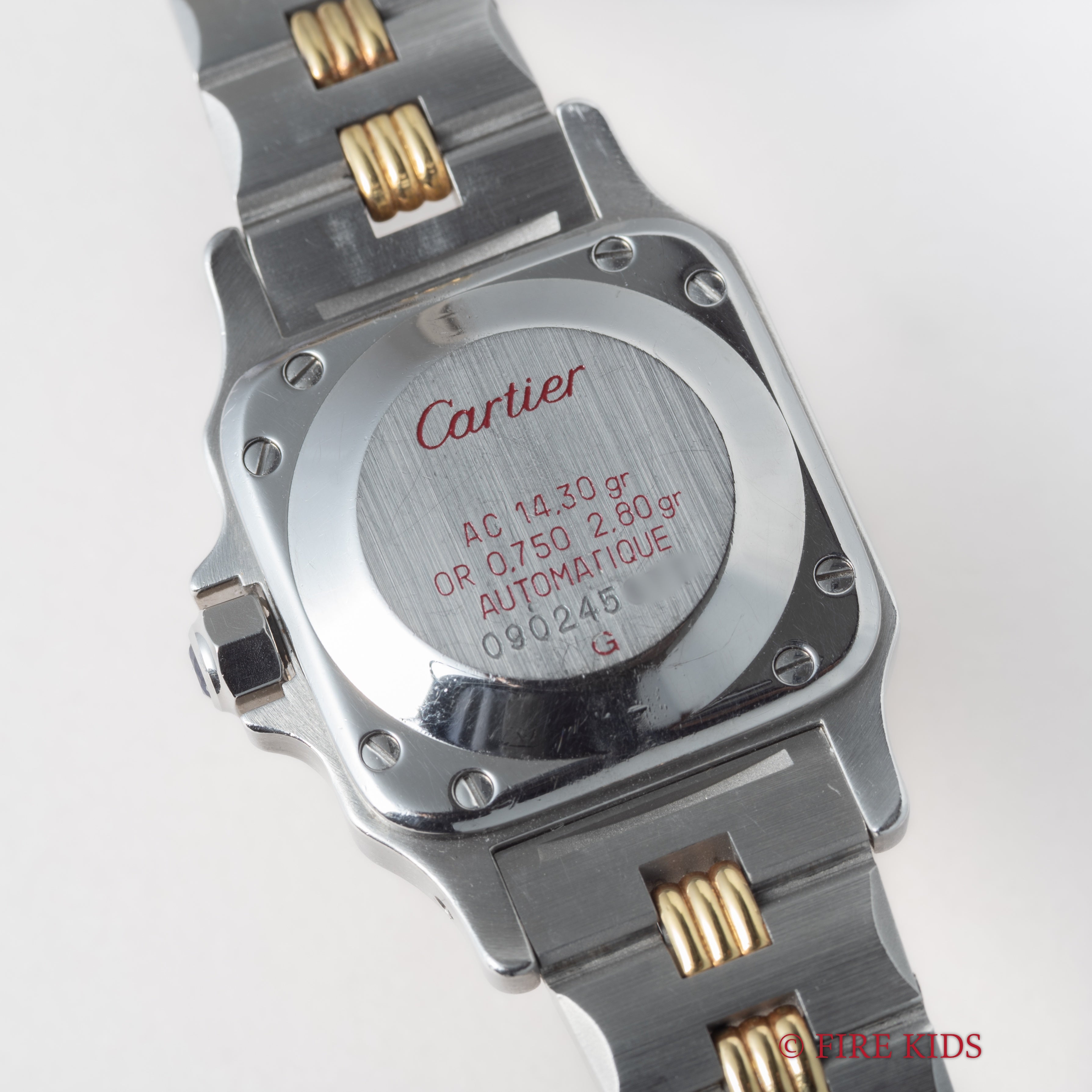 カルティエ サントス SMサイズ 1980年代製 Ref.0902 コンビ ゴドロンブレス