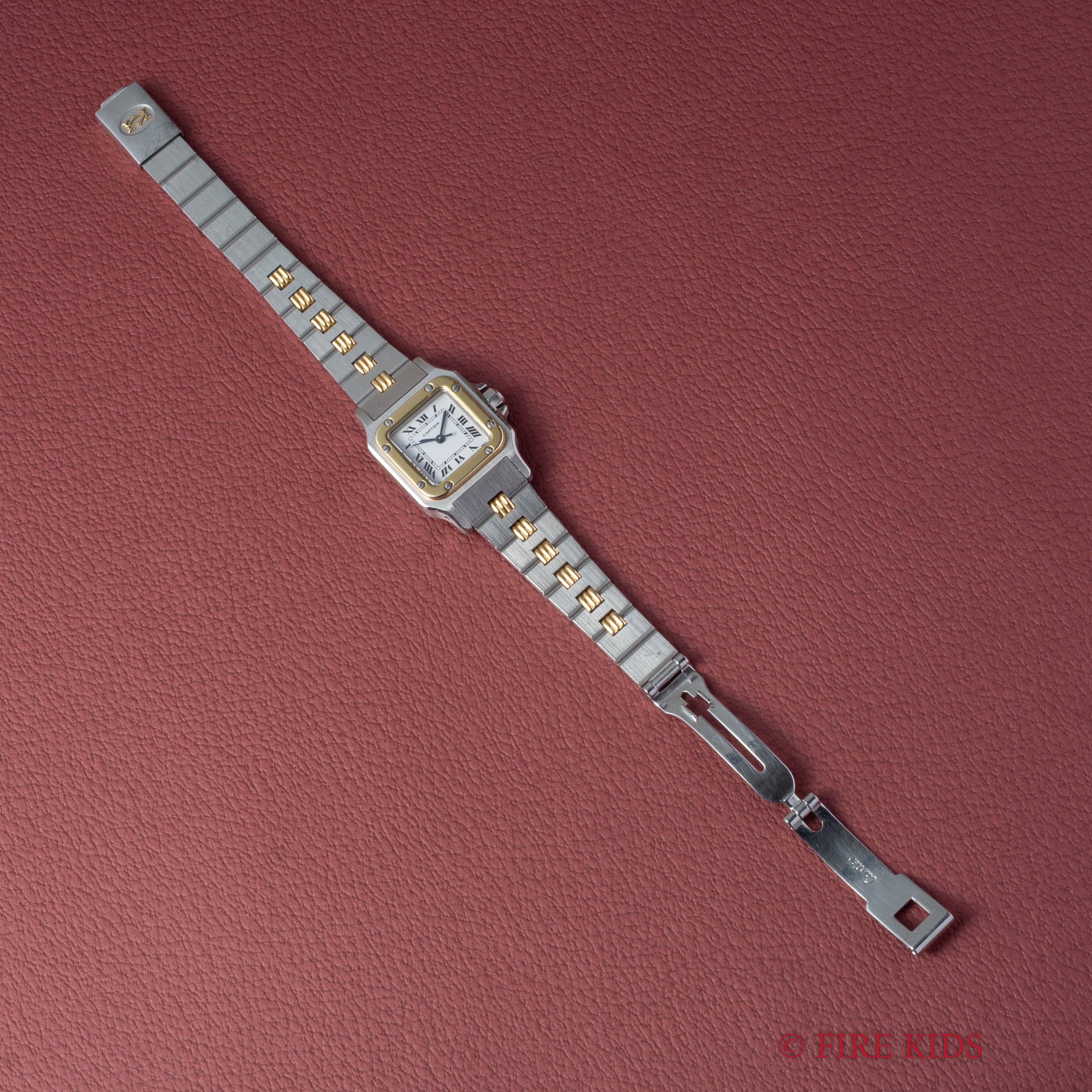 カルティエ サントス SMサイズ 1980年代製 Ref.0902 コンビ ゴドロンブレス