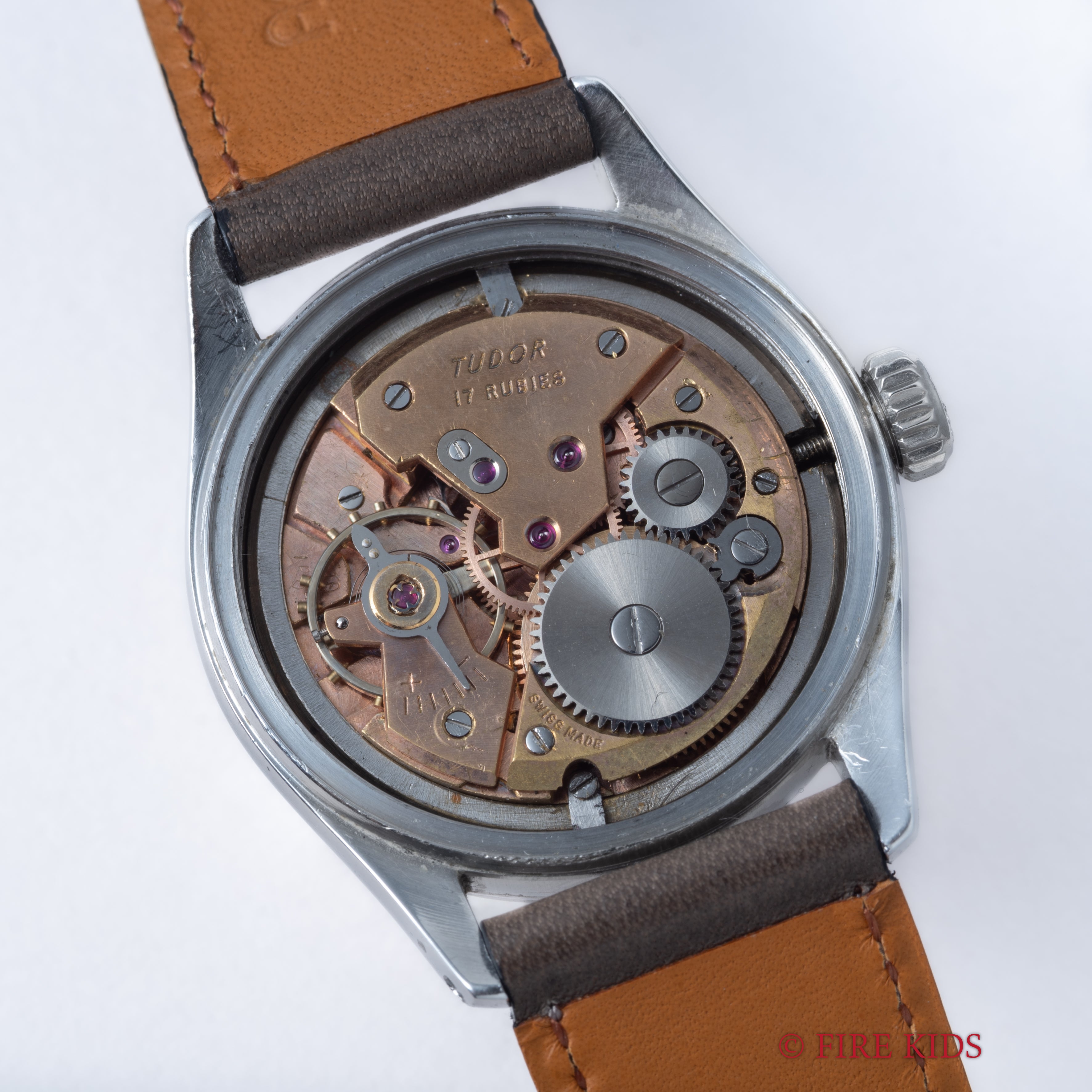 チューダー 小薔薇オイスター ロイヤル 1955年製 ギョウシェダイヤル 手巻き Ref.7903 飛びアラビアダイヤル 1955年製