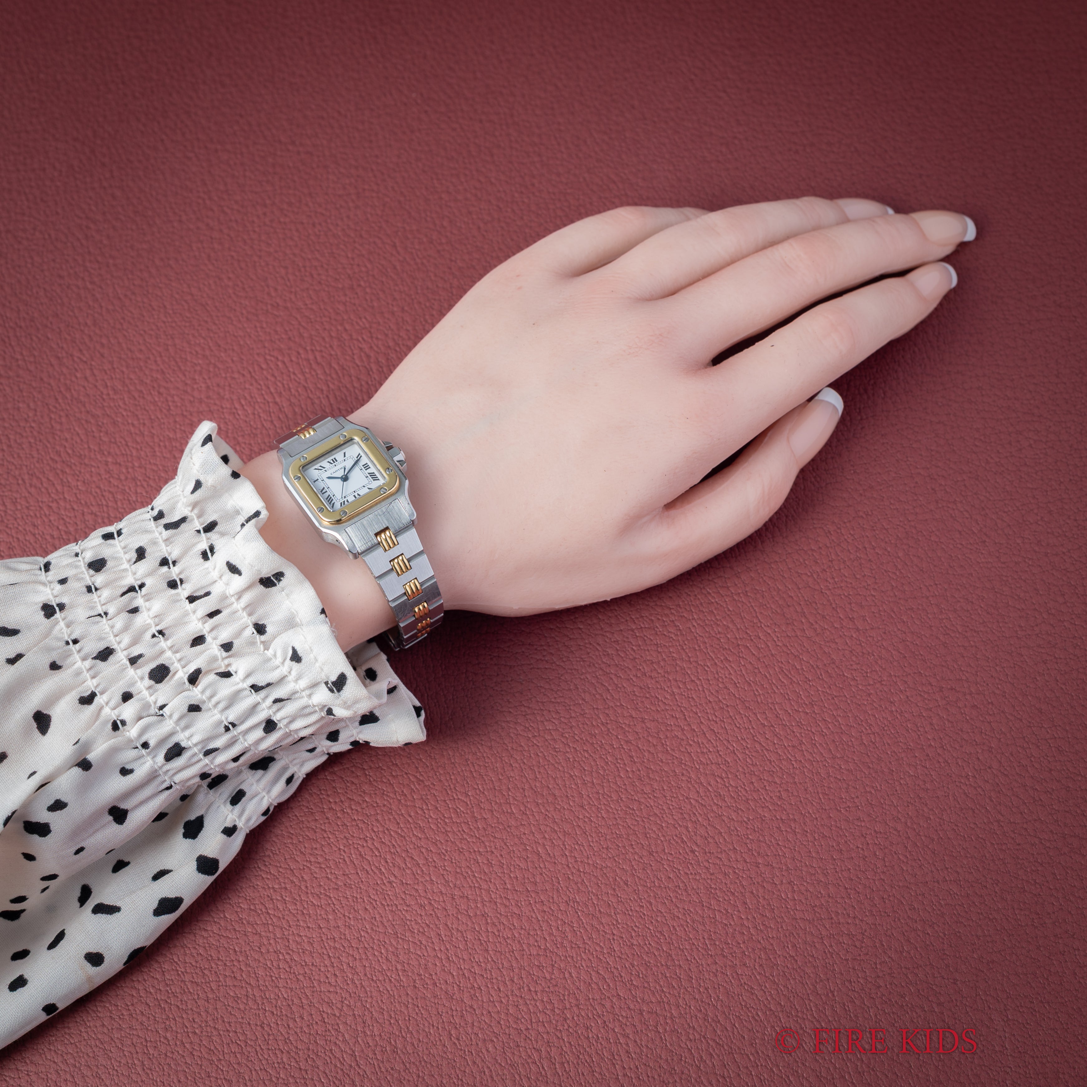 カルティエ サントス SMサイズ 1980年代製 Ref.0902 コンビ ゴドロンブレス