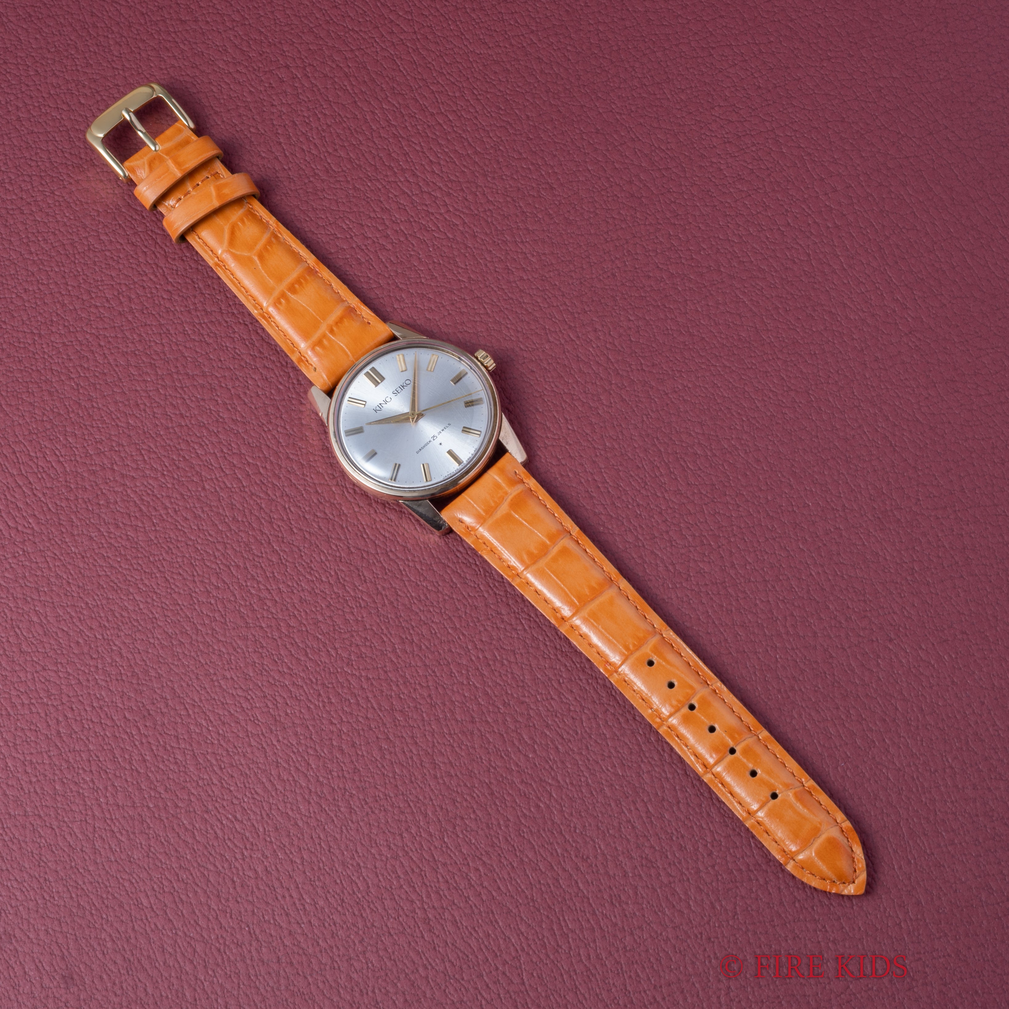 キングセイコー ファーストモデル 1962年製 Ref.15034 KS 盾メダリオン 14金張り