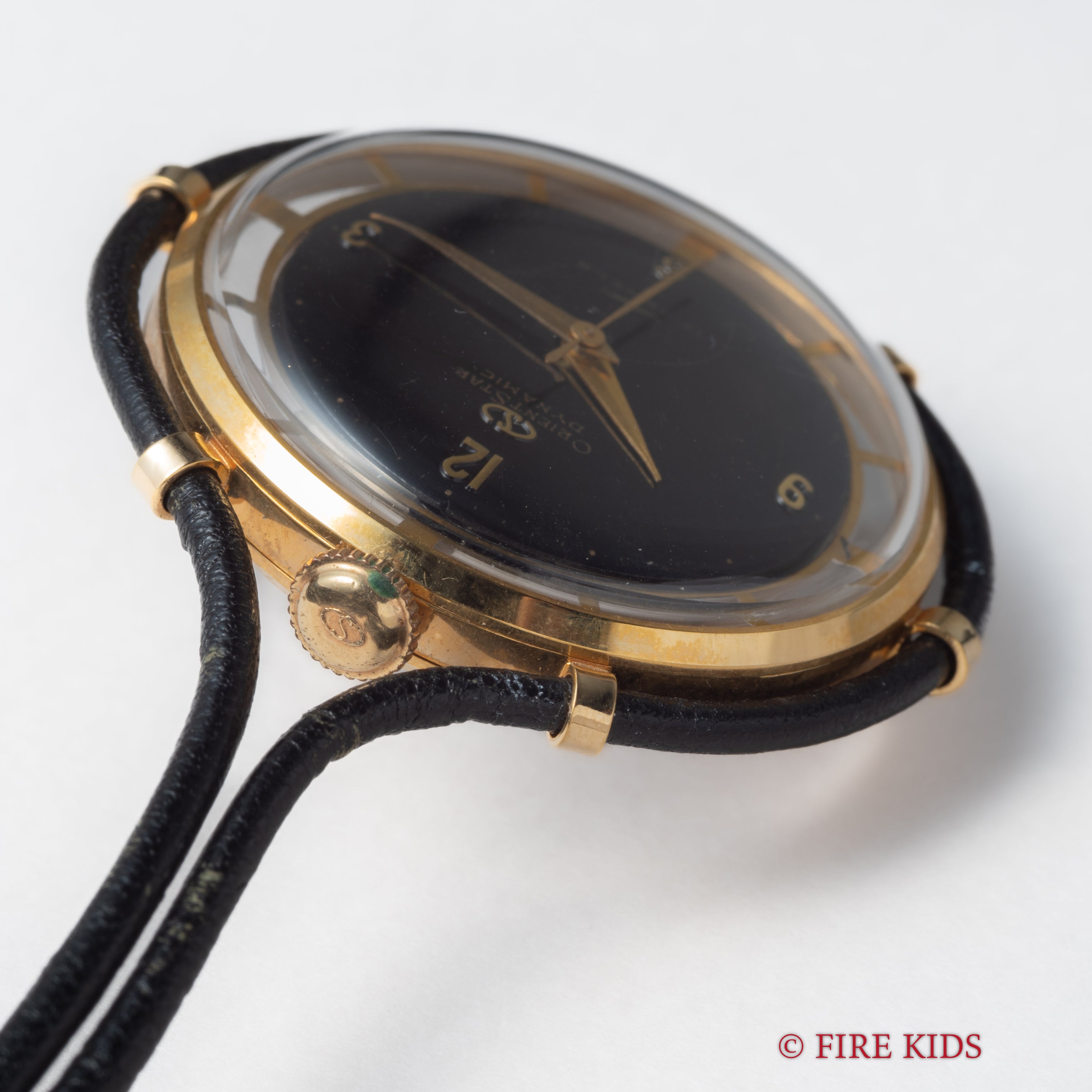 オリエント スター ポケットウォッチ 1950年代製 裏蓋スケルトン 手巻 タグ付き美品