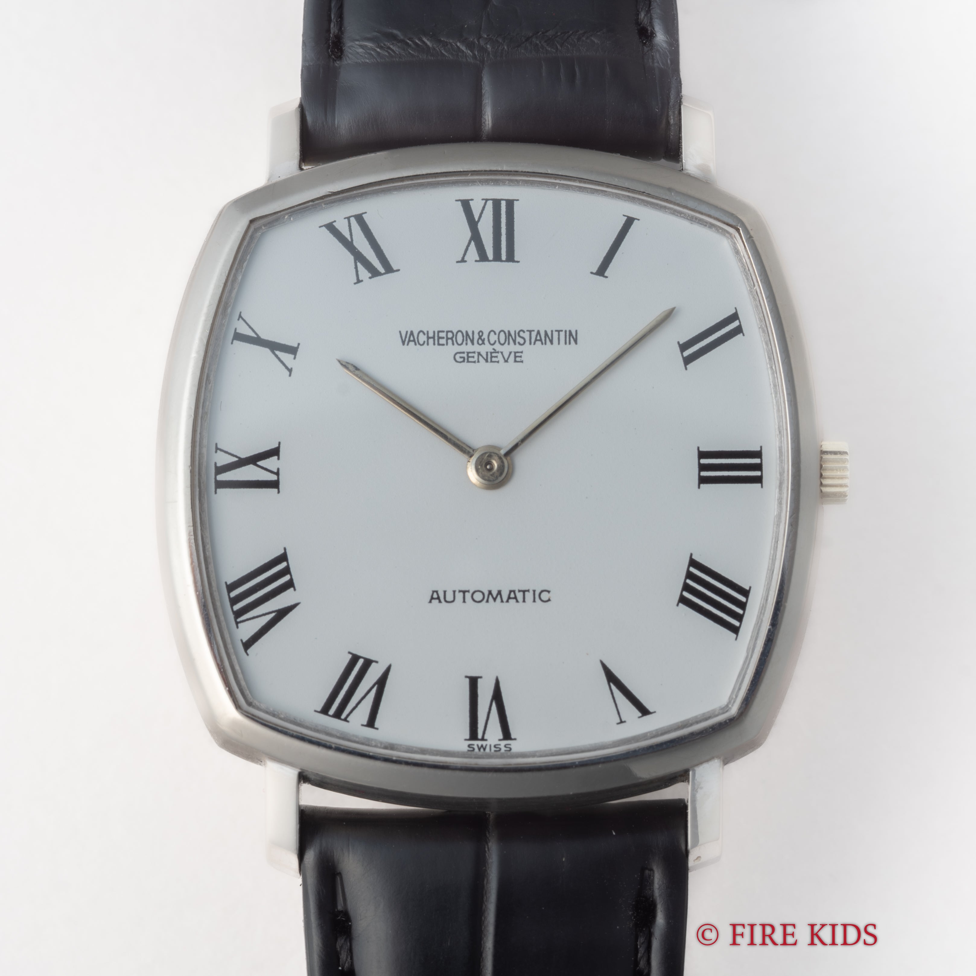 ヴァシュロン・コンスタンタン スクエアケース 1970年代製 18金無垢ホワイトゴールド 自動巻 Cal.1120