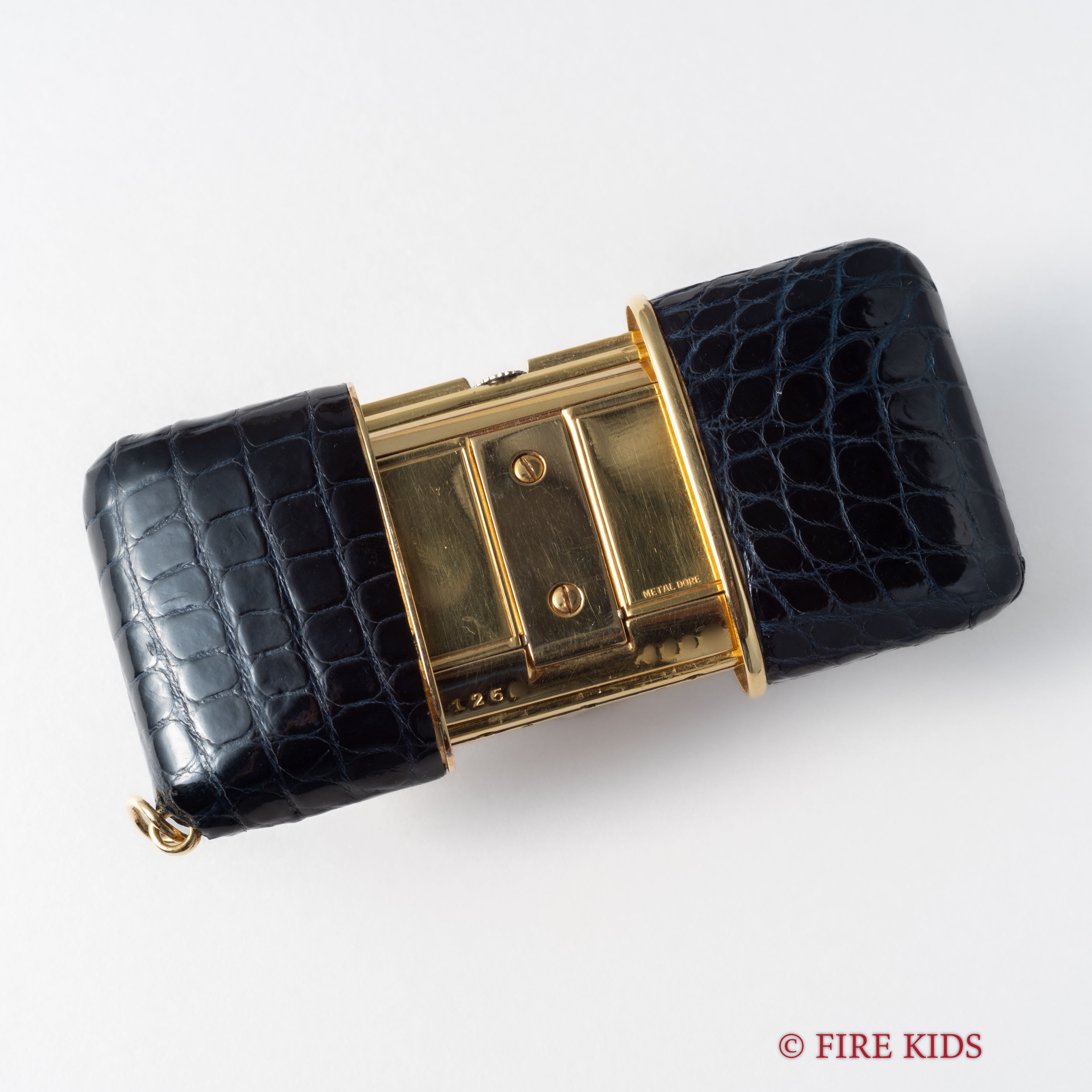 モバード カレンドエルメト トリプルカレンダームーンフェイズ 革巻き トラベルウォッチ 半自動手巻き 1940年代製