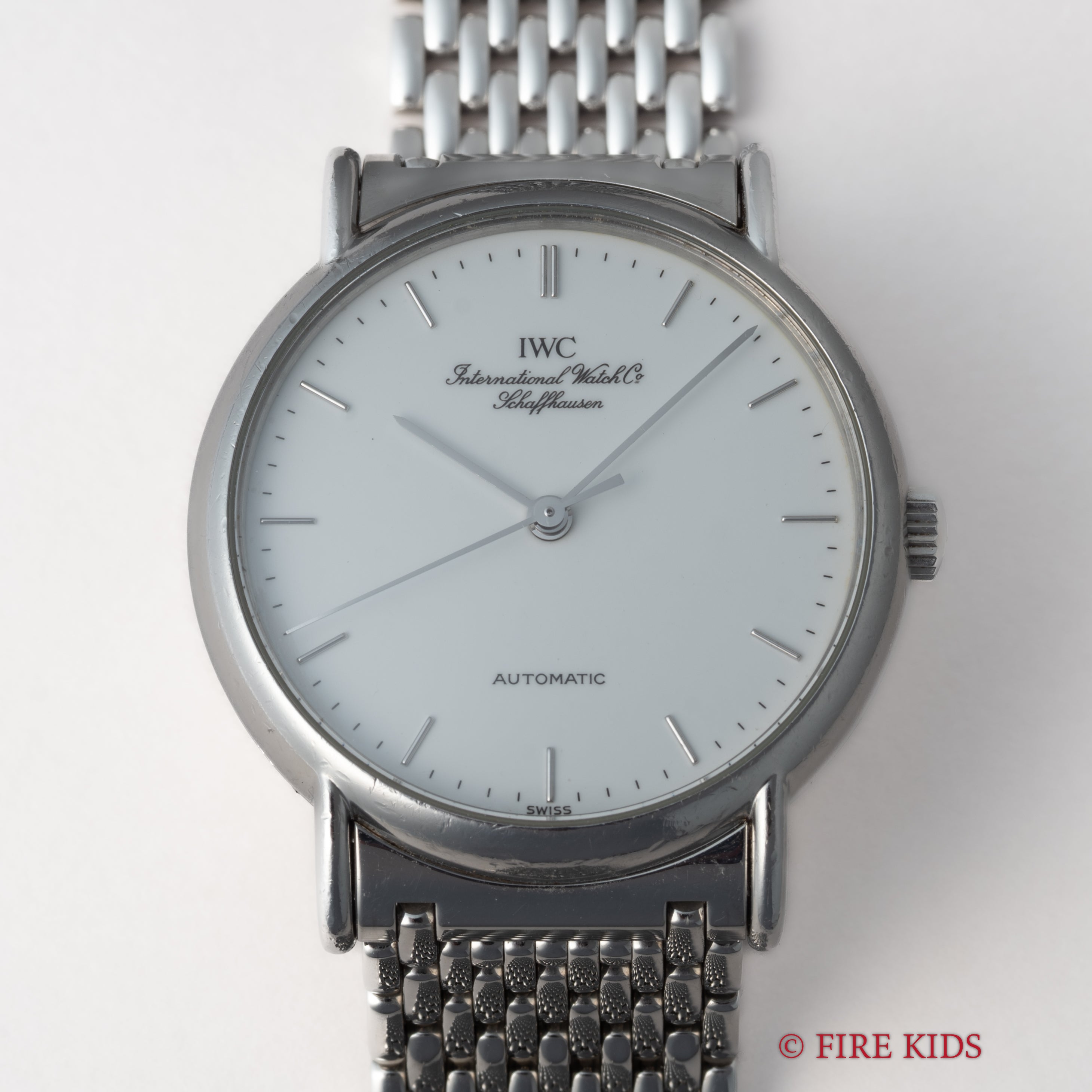 IWC ポートフィノ ノンデイト 1991年製 ホワイトダイヤル 自動巻 純正ブレス