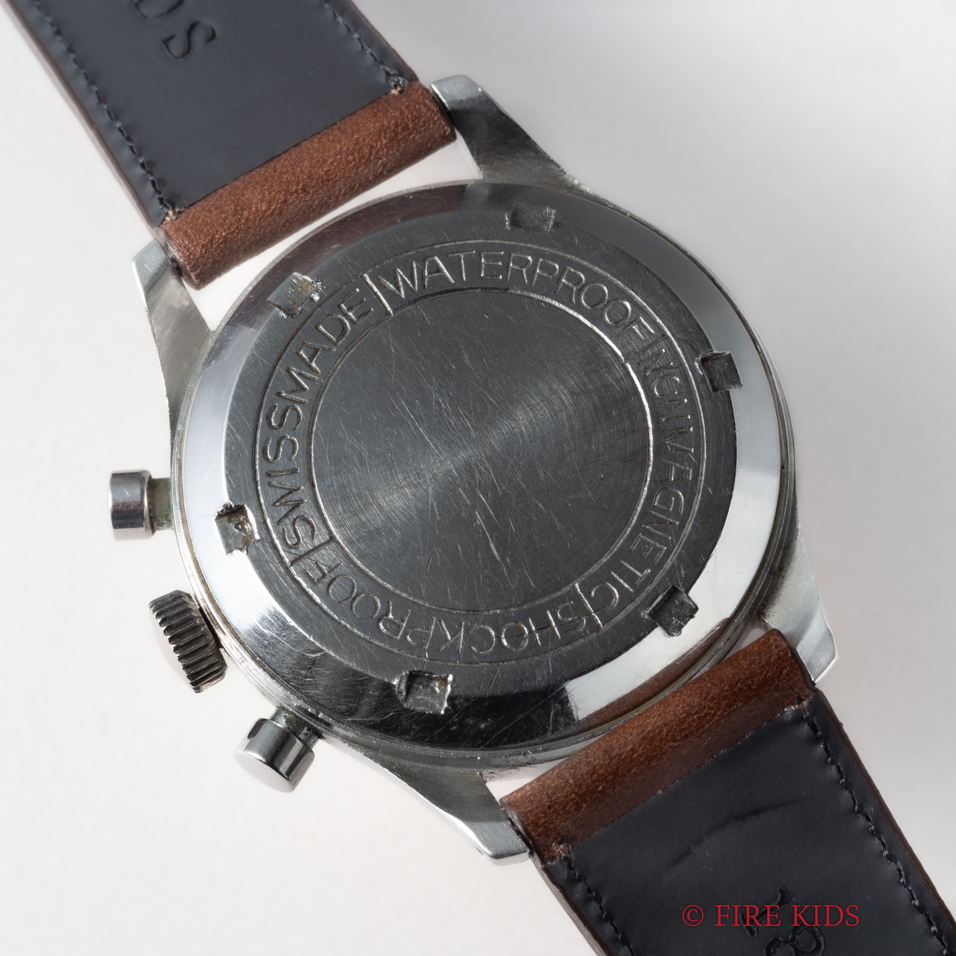 レマニア 1950年代製 2レジスタークロノグラフ Cal.27CH 手巻き