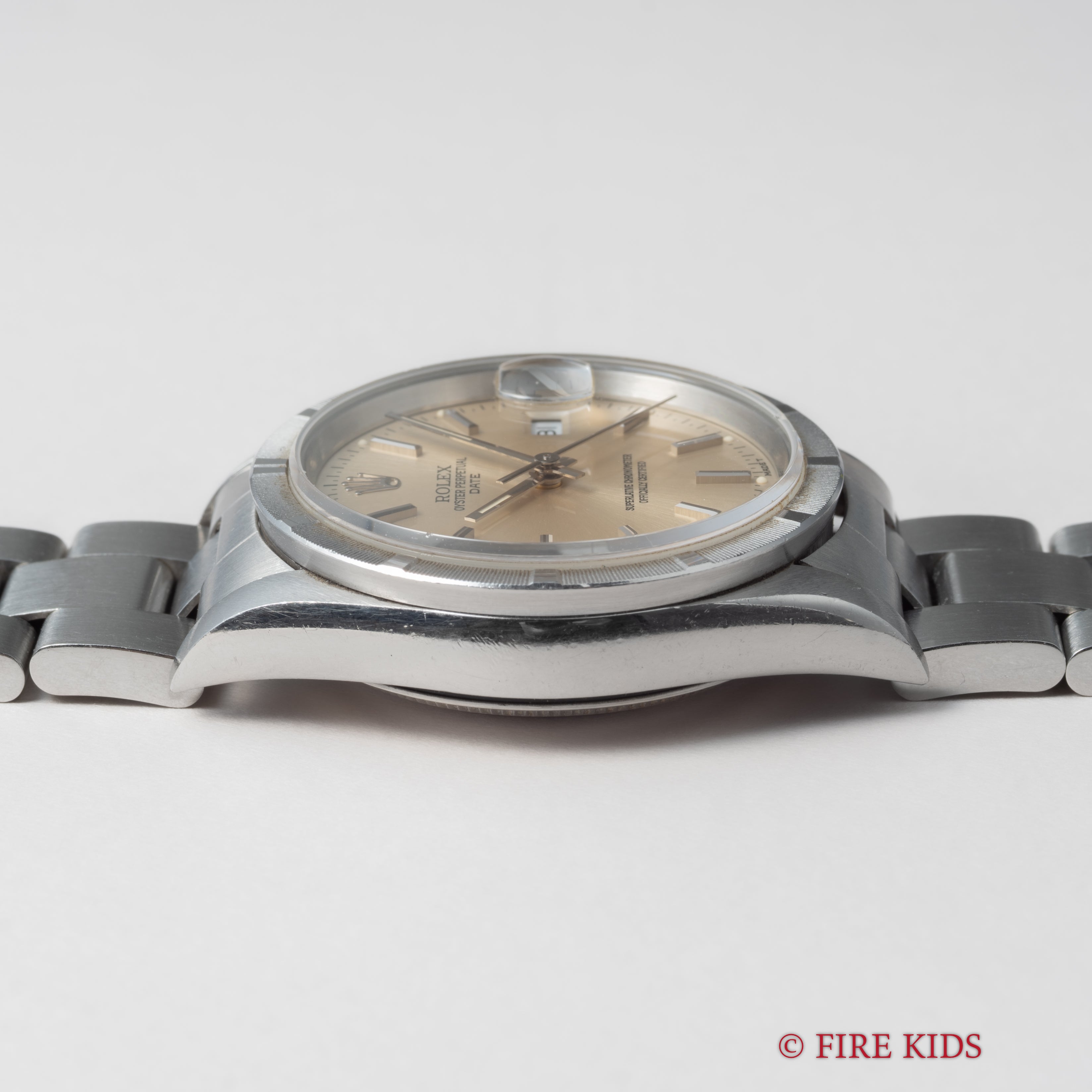 ロレックス オイスターパーペチュアルデイト 1994~1995年製 Ref.15210 パティーナダイヤル 冊子付き