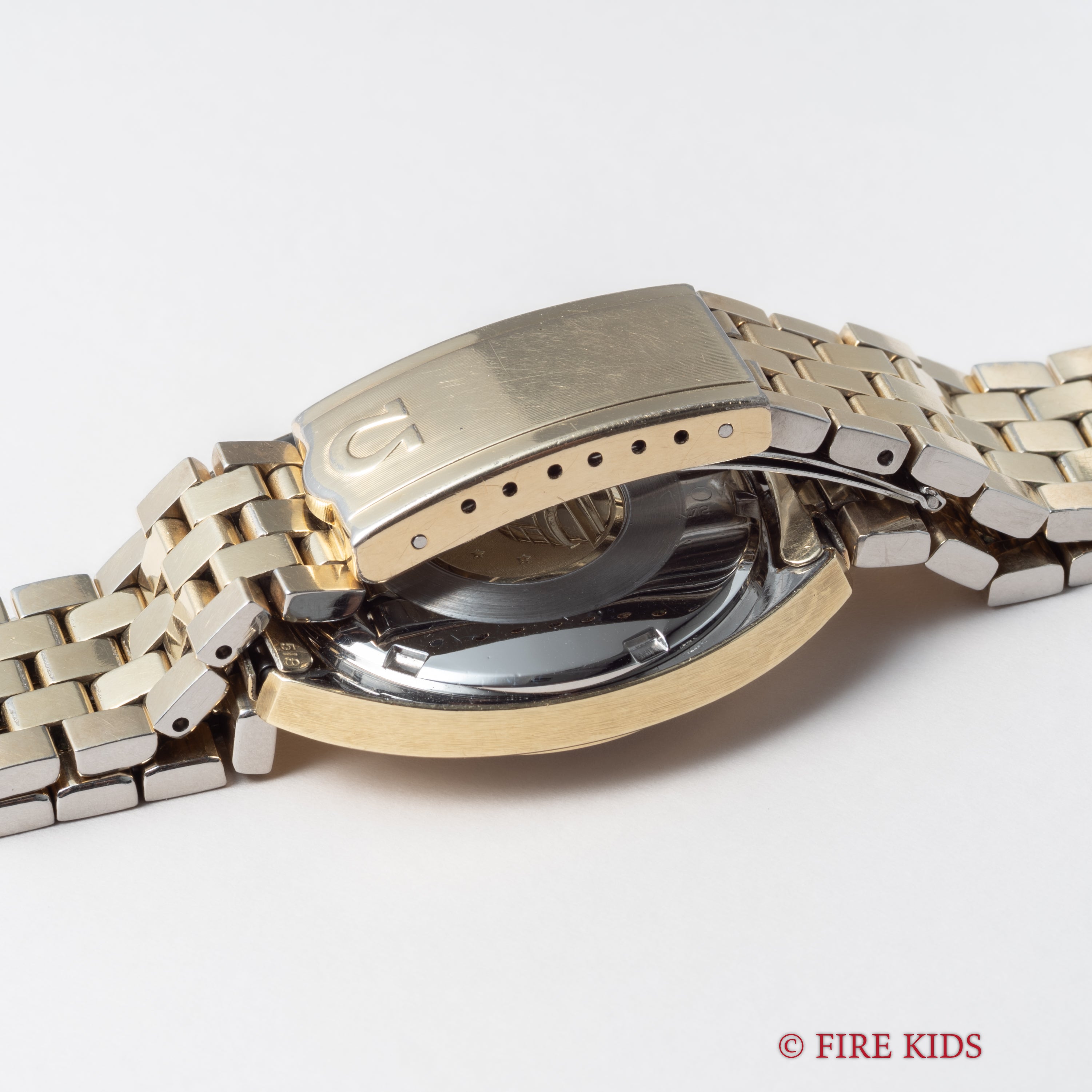 オメガ コンステレーション Cライン前期 マイスターWネーム トップゴールド 1969年製 ジェンタデザイン Ref.168017SP 純正ブレスレット付き