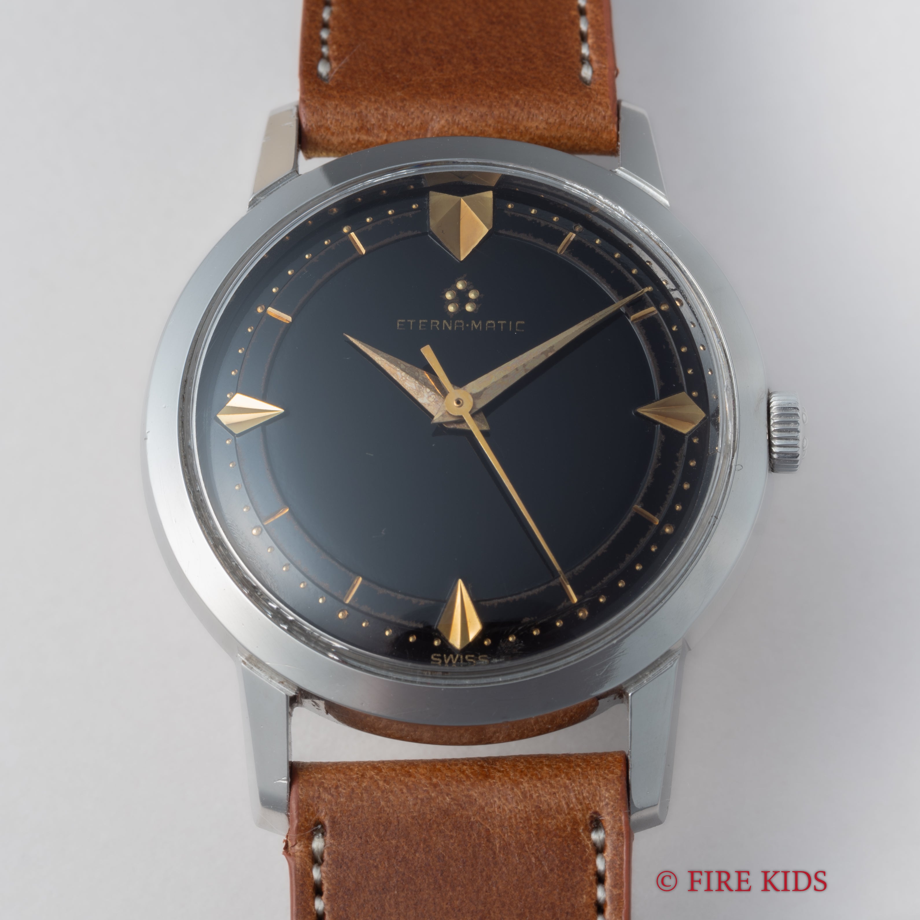 エテルナ エテルナマチック ブラックミラーダイヤル 1960年代製