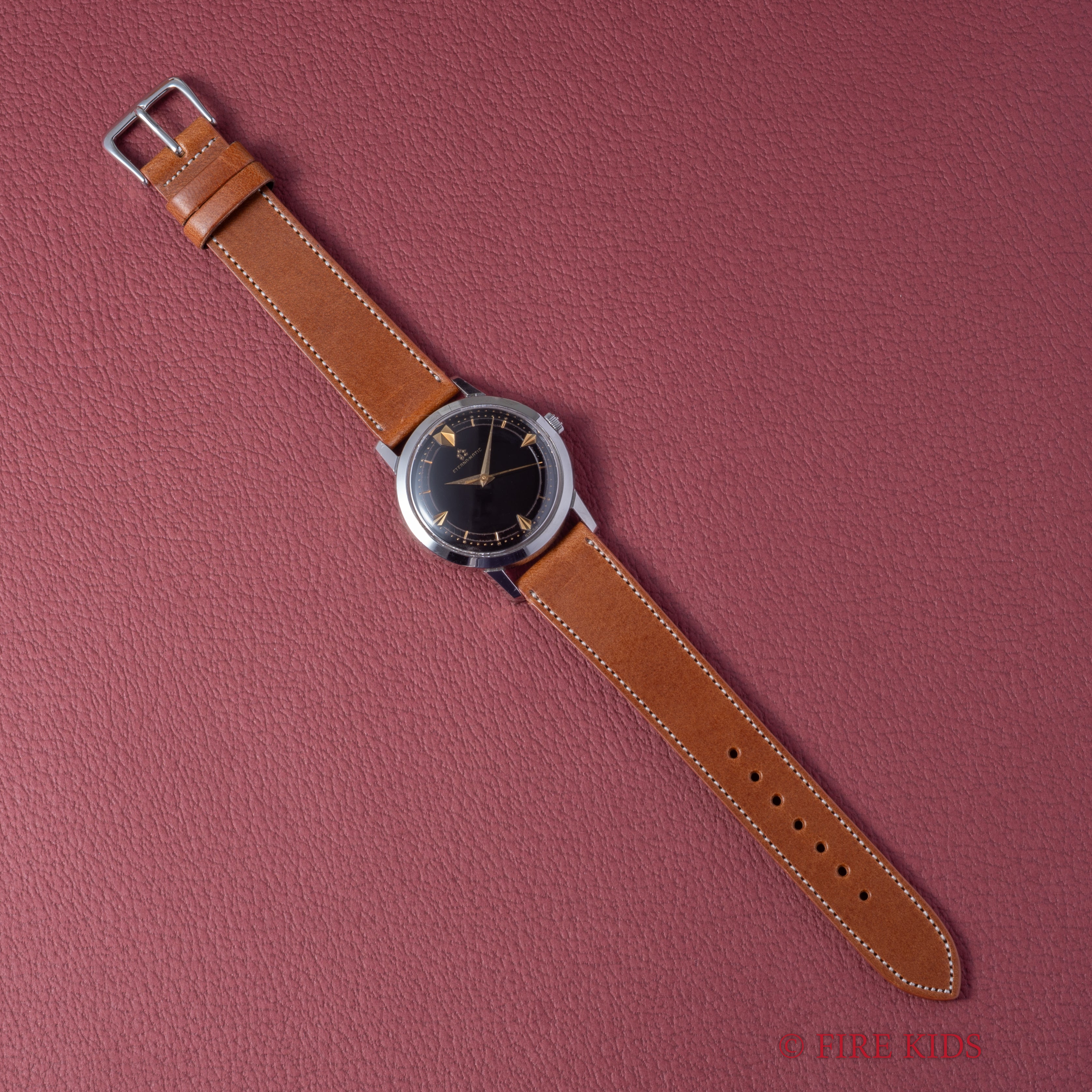 エテルナ エテルナマチック ブラックミラーダイヤル 1960年代製