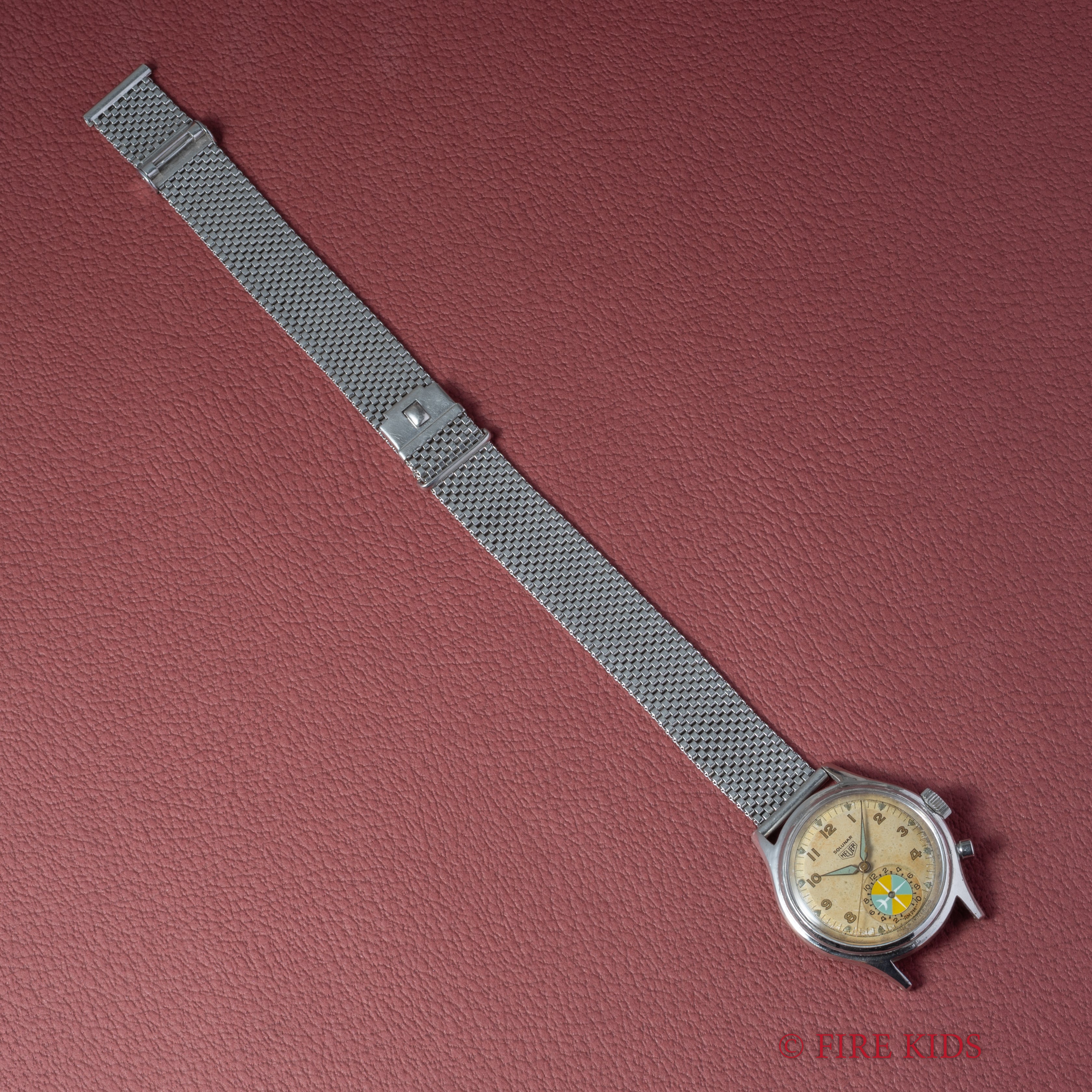 ホイヤー ソルナー 1940年代後半~50年代前半製 手巻 フォーストナーブレス