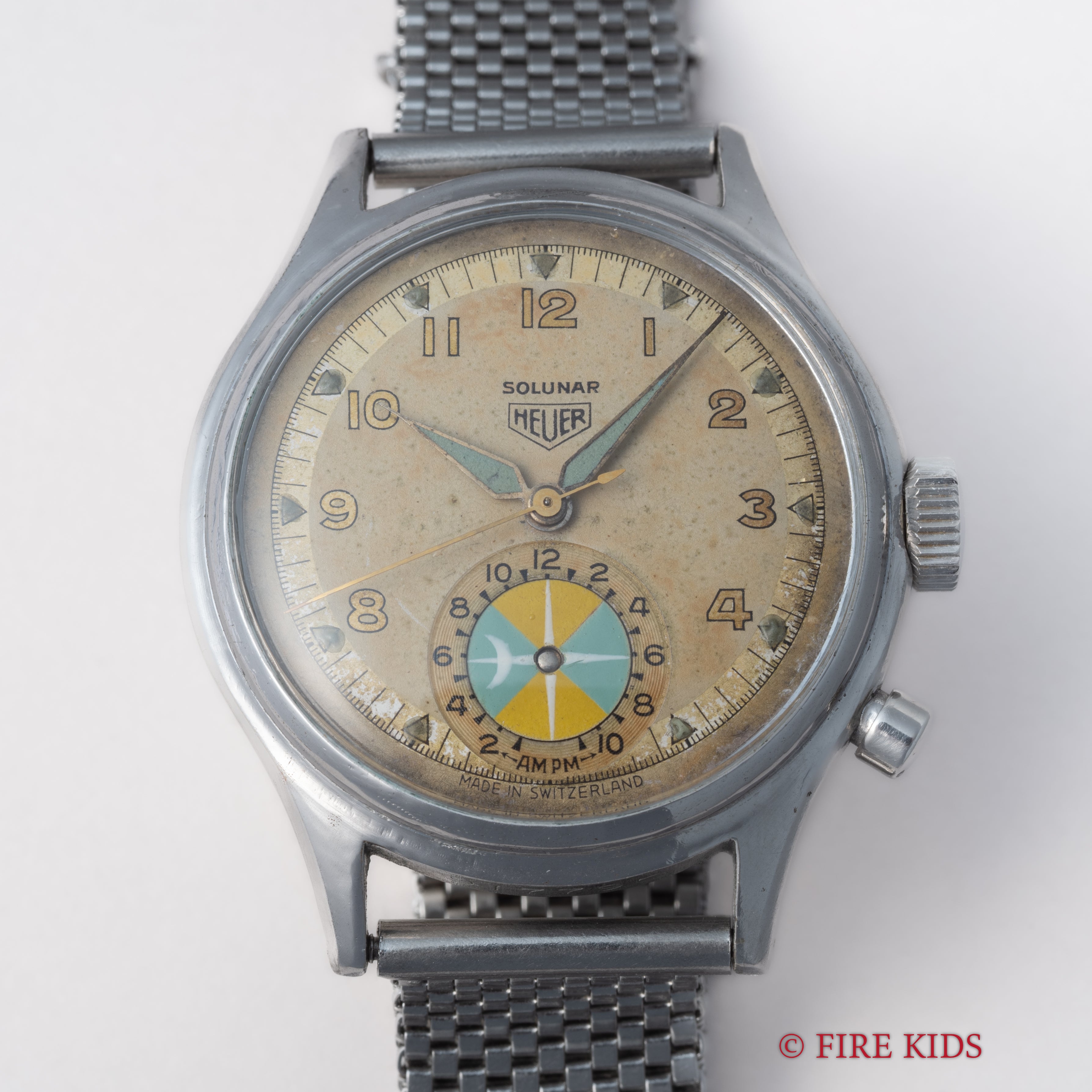 ホイヤー ソルナー 1940年代後半~50年代前半製 手巻 フォーストナーブレス