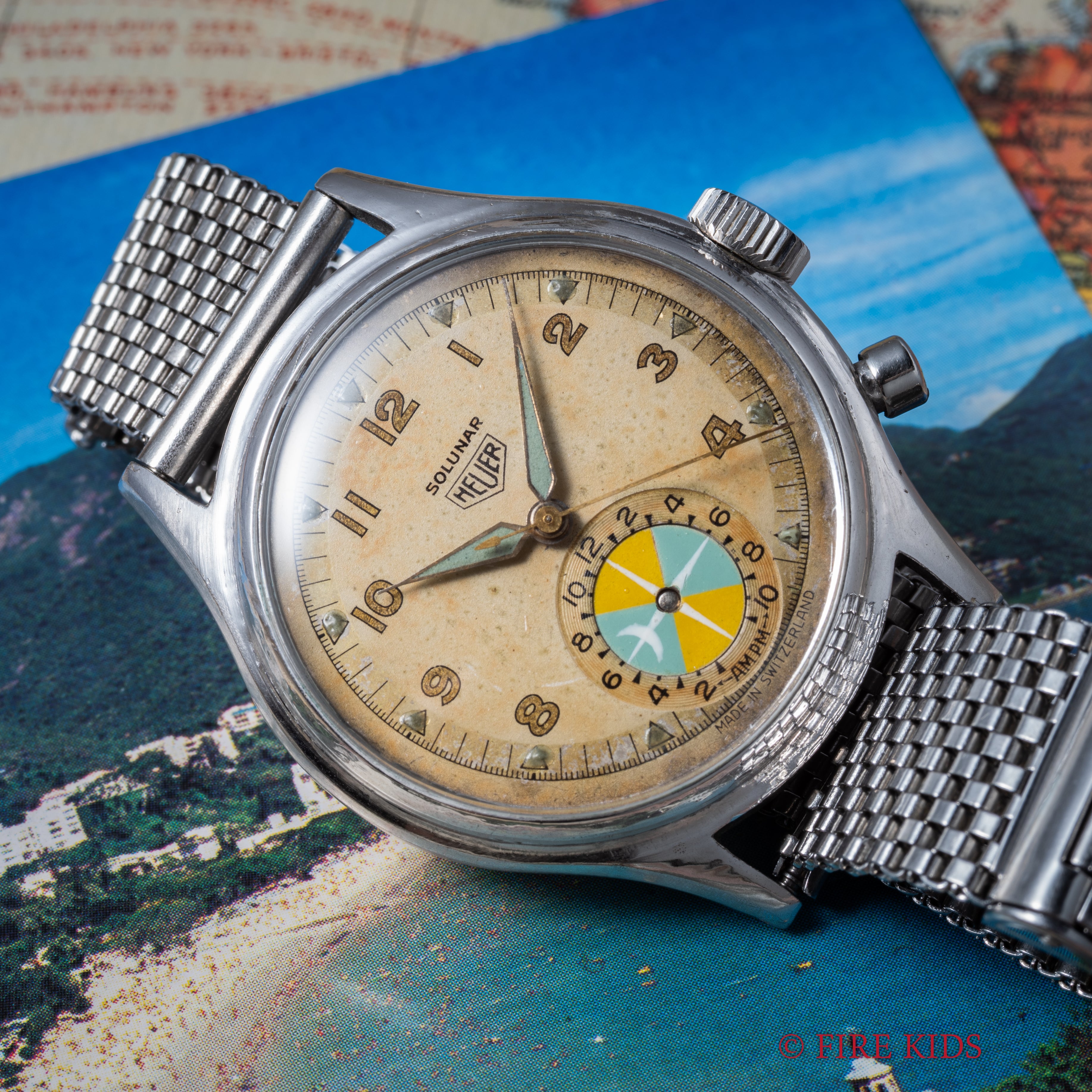 ホイヤー ソルナー 1940年代後半~50年代前半製 手巻 フォーストナーブレス