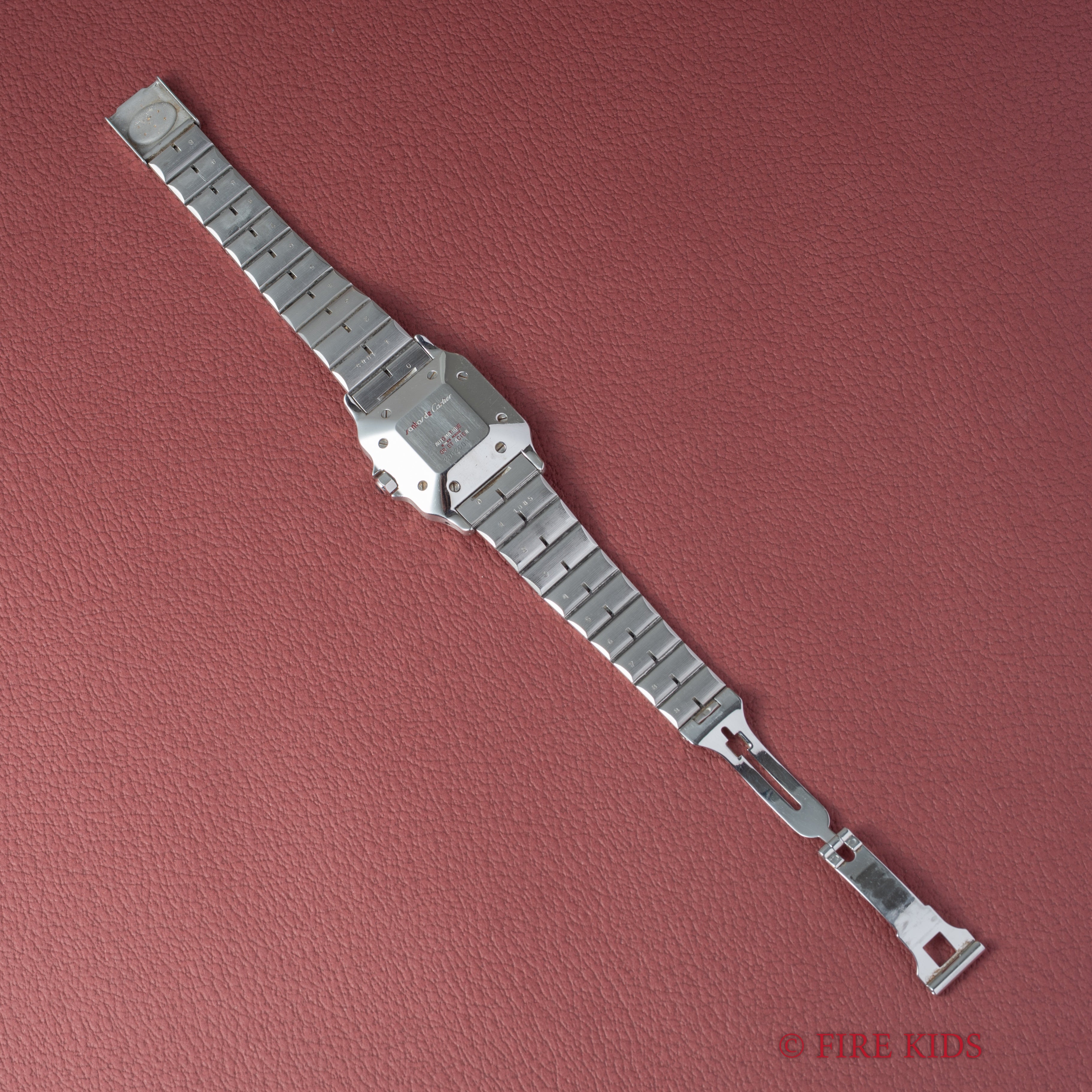 カルティエ サントス LMサイズ コンビ 自動巻き 1980年代製 ホワイトローマンダイヤル