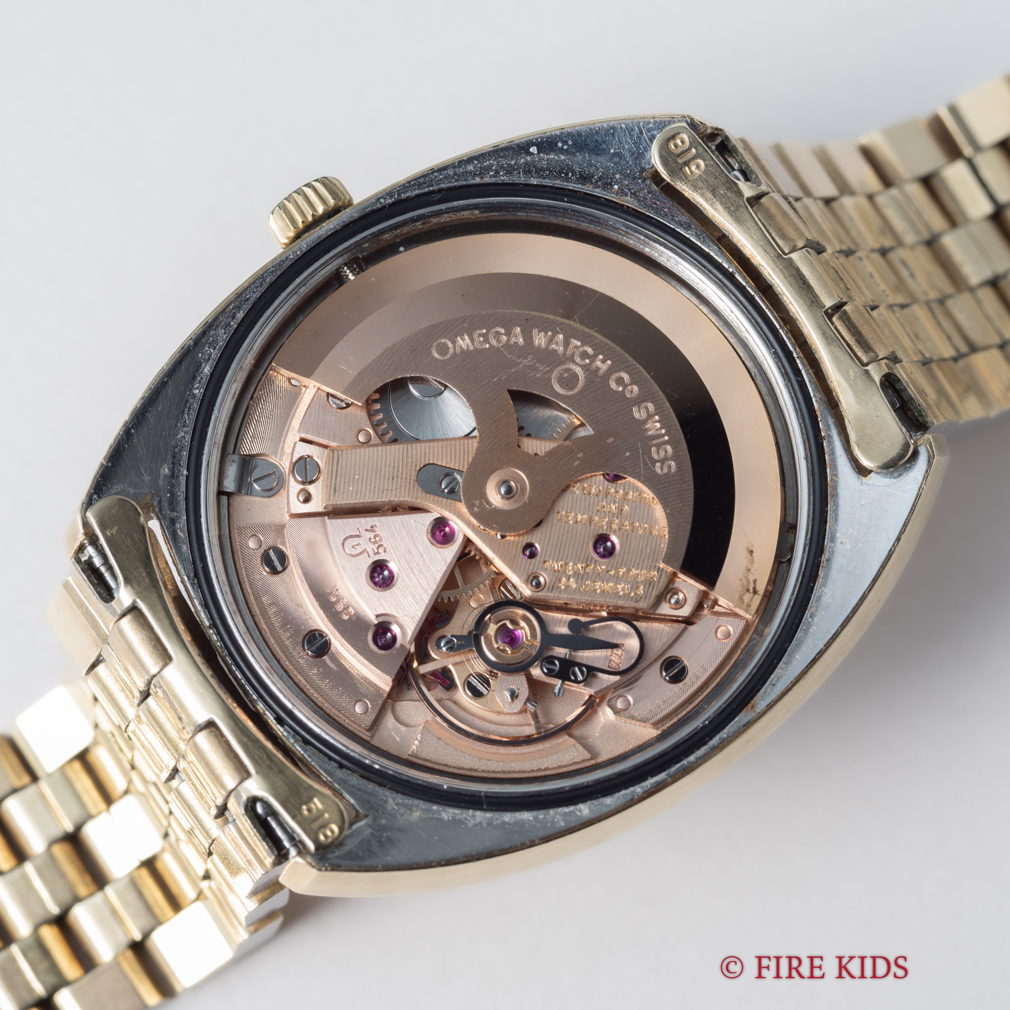 オメガ コンステレーション 金張り 1969年製 ジェンタデザイン Ref.168.017SP 純正ブレスレット付き