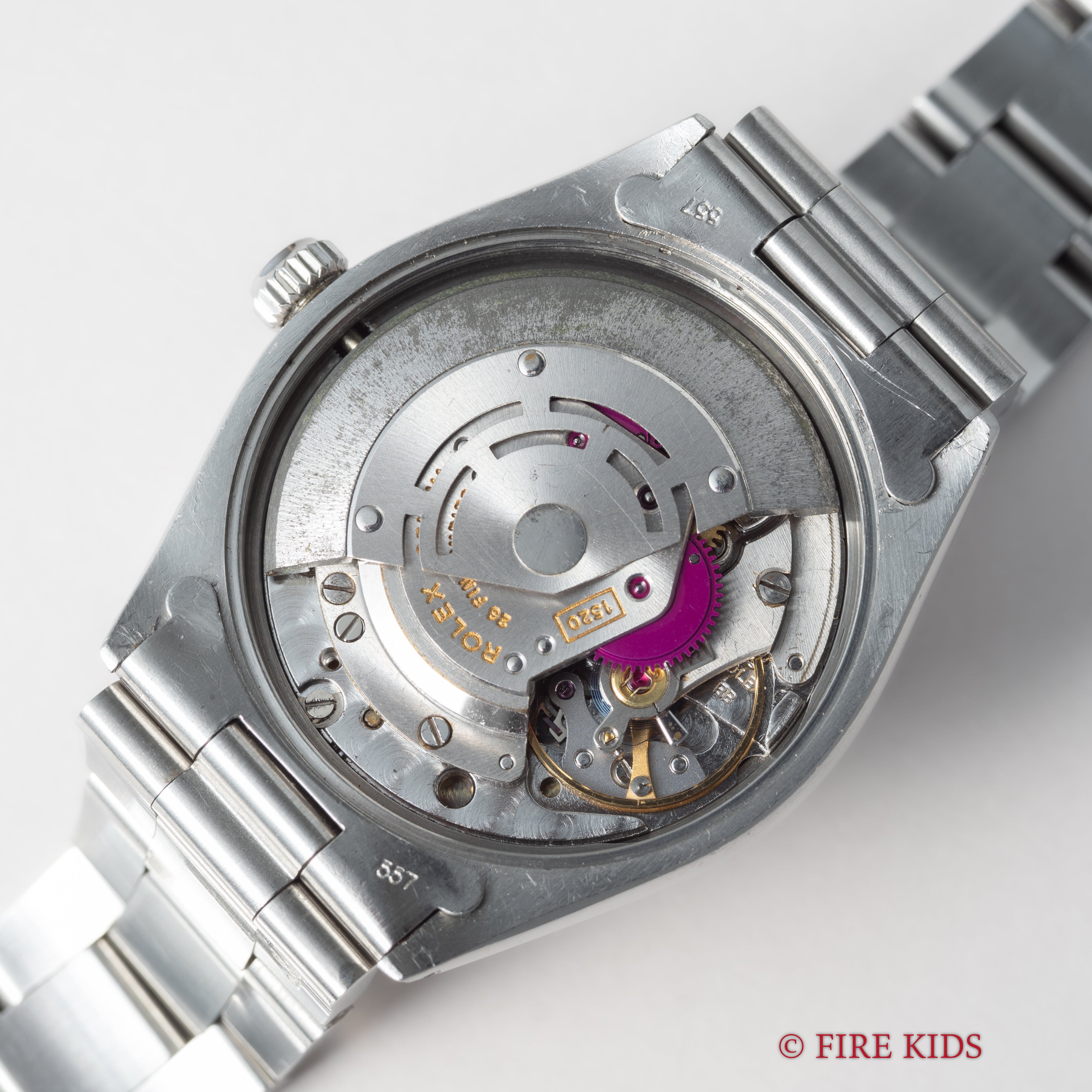 ロレックス エアキング 1982年製 シルバーダイヤル Ref.5500 自動巻ノンデイト