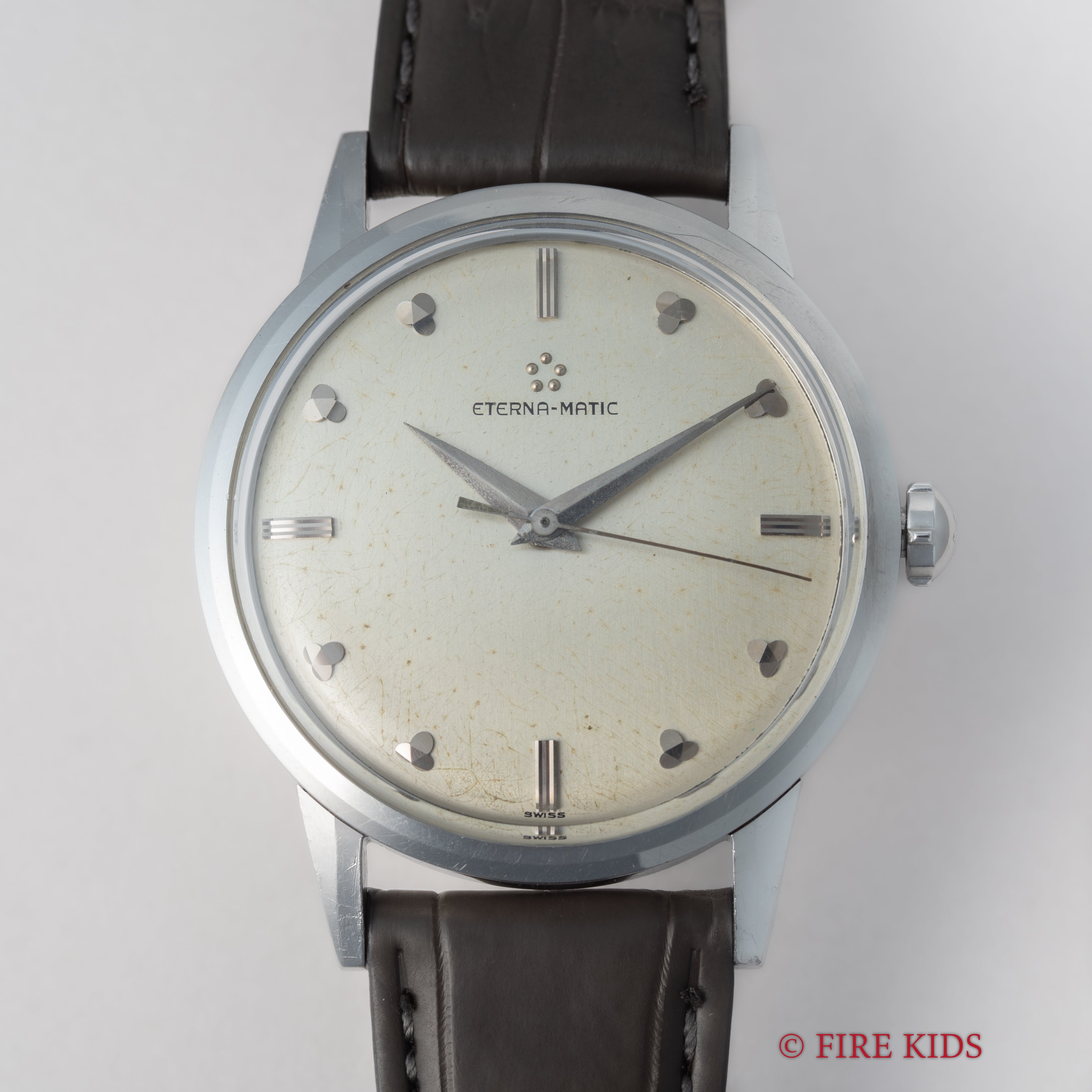 エテルナ マチック 1960年代製 自動巻き ノンデイト スクリューバックケース