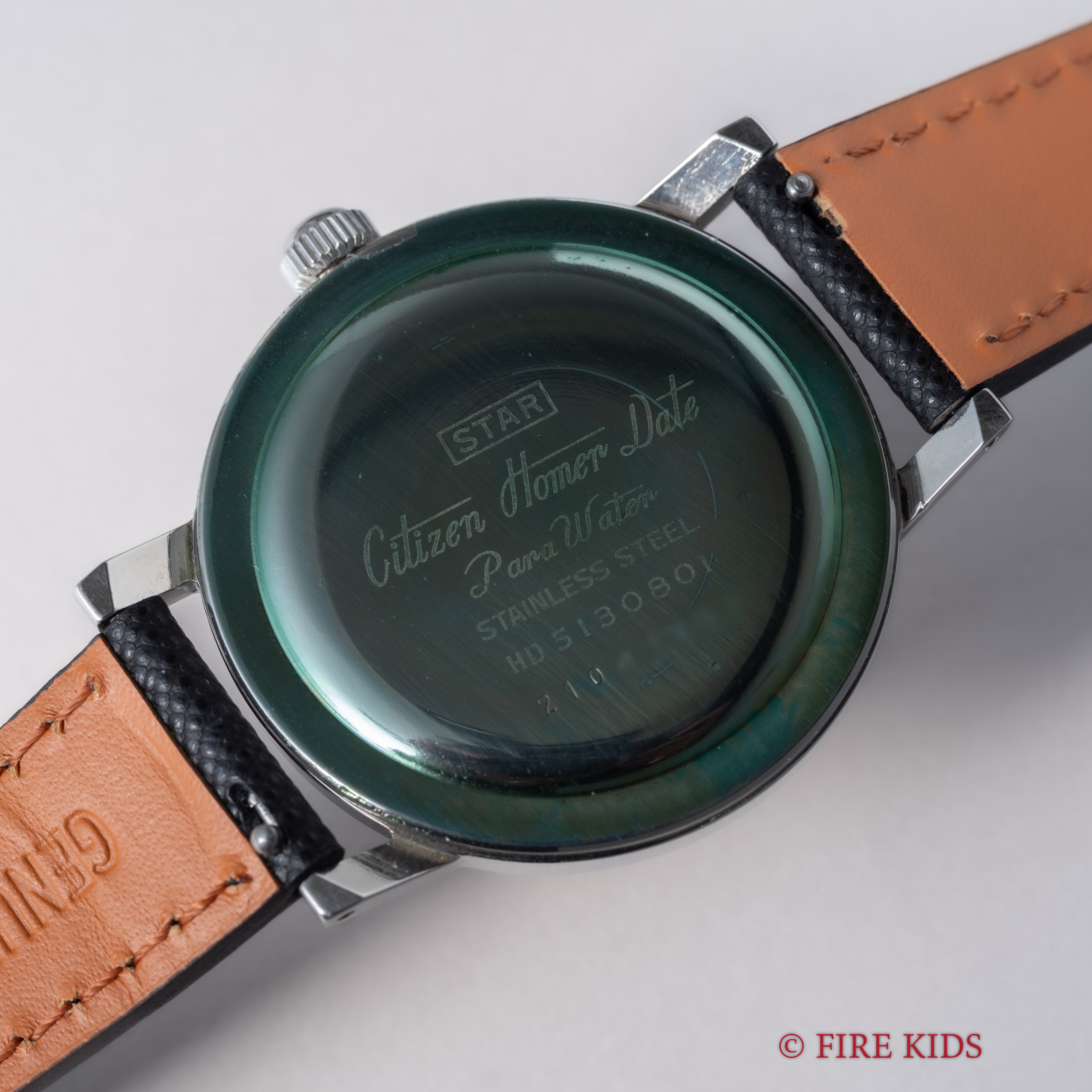 シチズン ホーマーデイト パラウォーター 1962年製 未使用品 オリジナルブラックダイヤル 箱付き