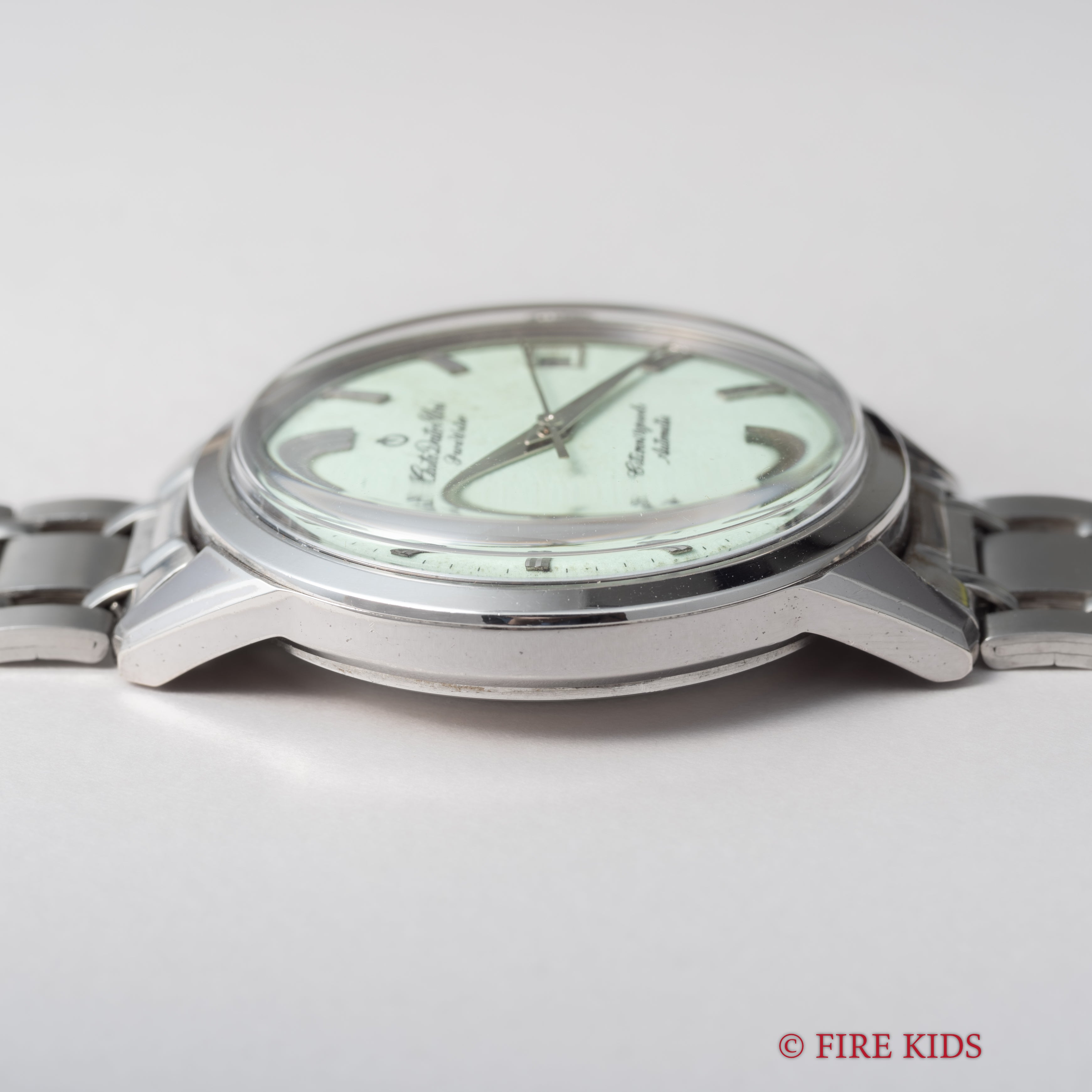 シチズン オートデーター ユニ 1964年製 Ref.AU140801 ペールグリーン夜光ダイヤル 純正ブレス