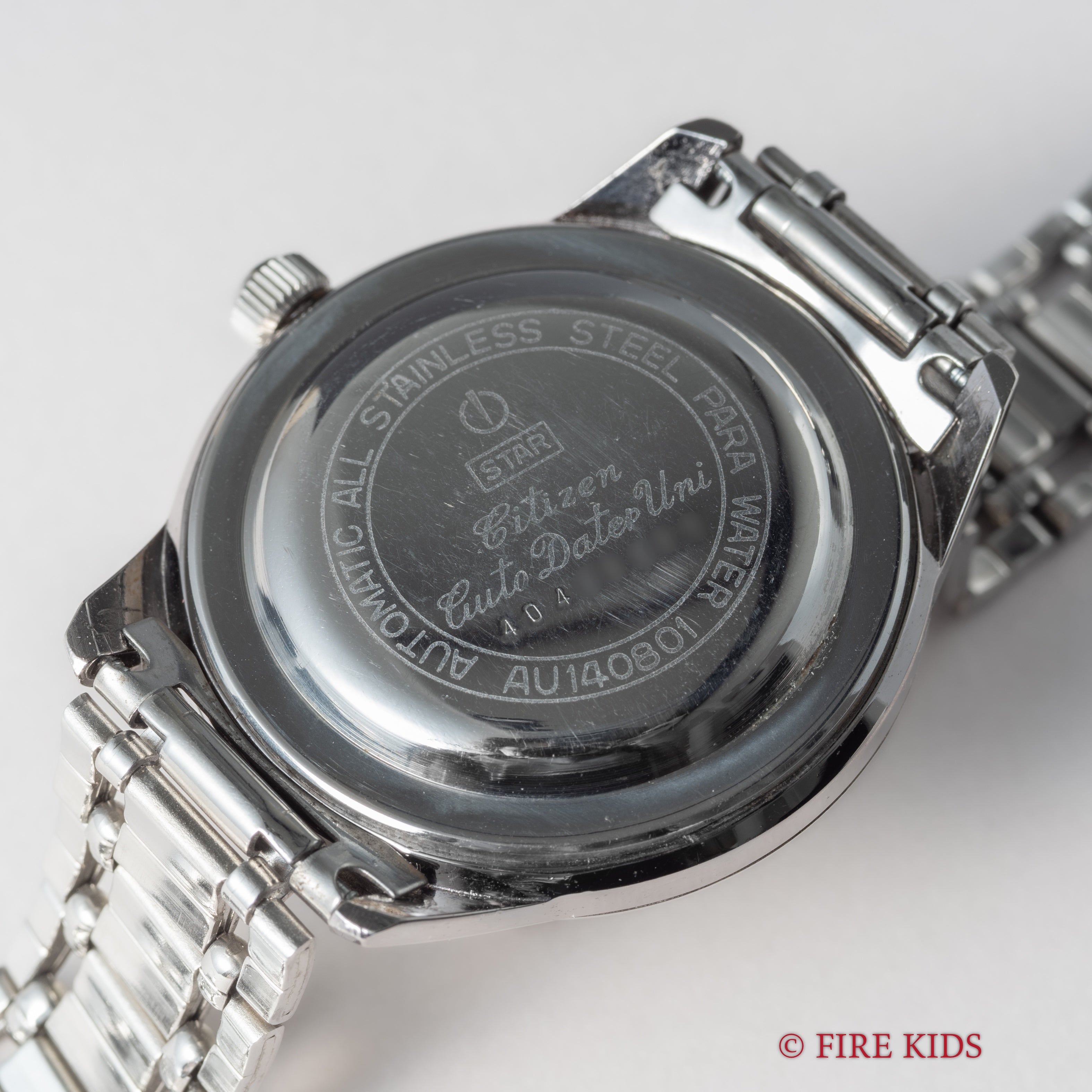 シチズン オートデーター ユニ 1964年製 Ref.AU140801 ペールグリーン夜光ダイヤル 純正ブレス