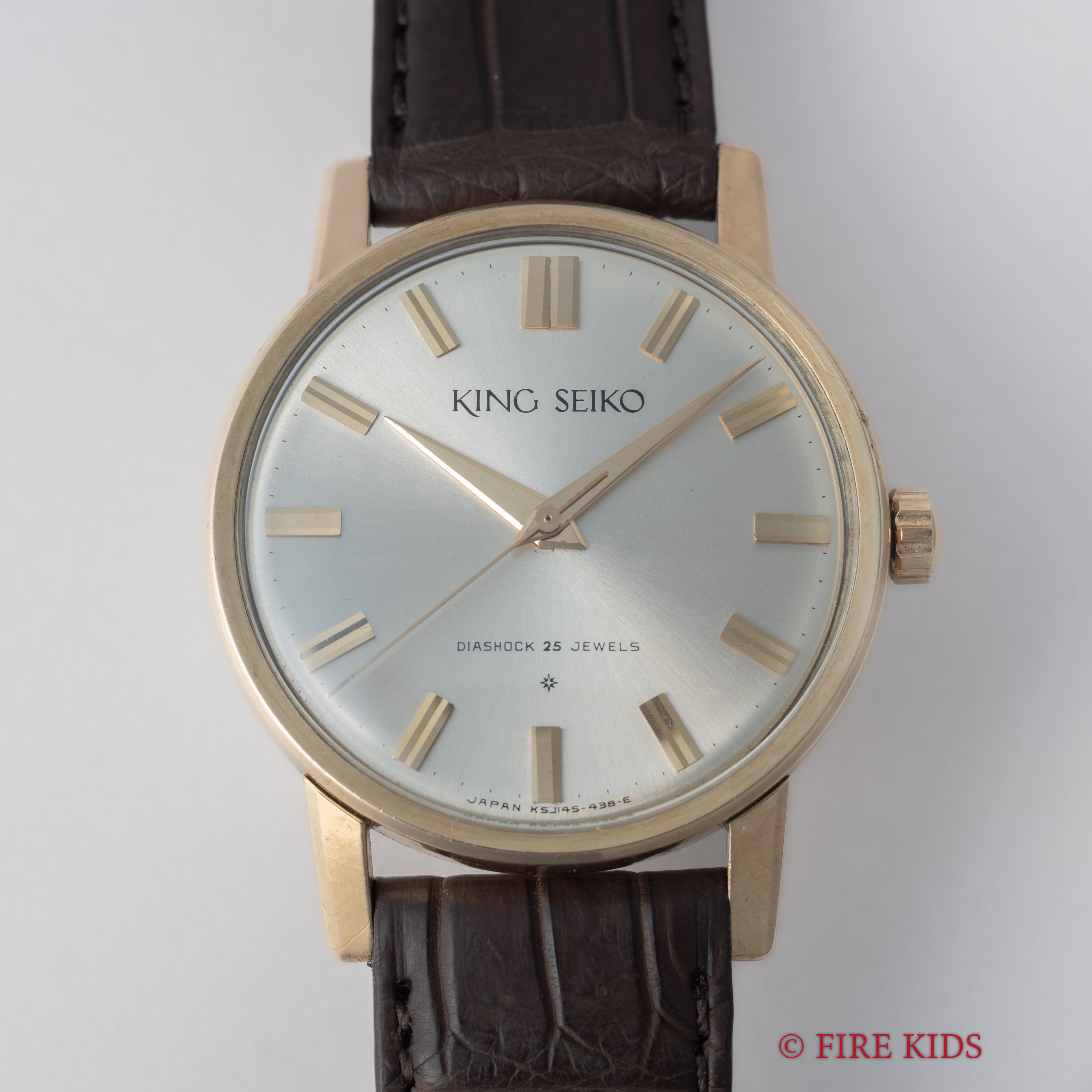 キングセイコーファーストモデル 1961年製 100ミクロン金張り Ref. J14102E KS SDダイヤル